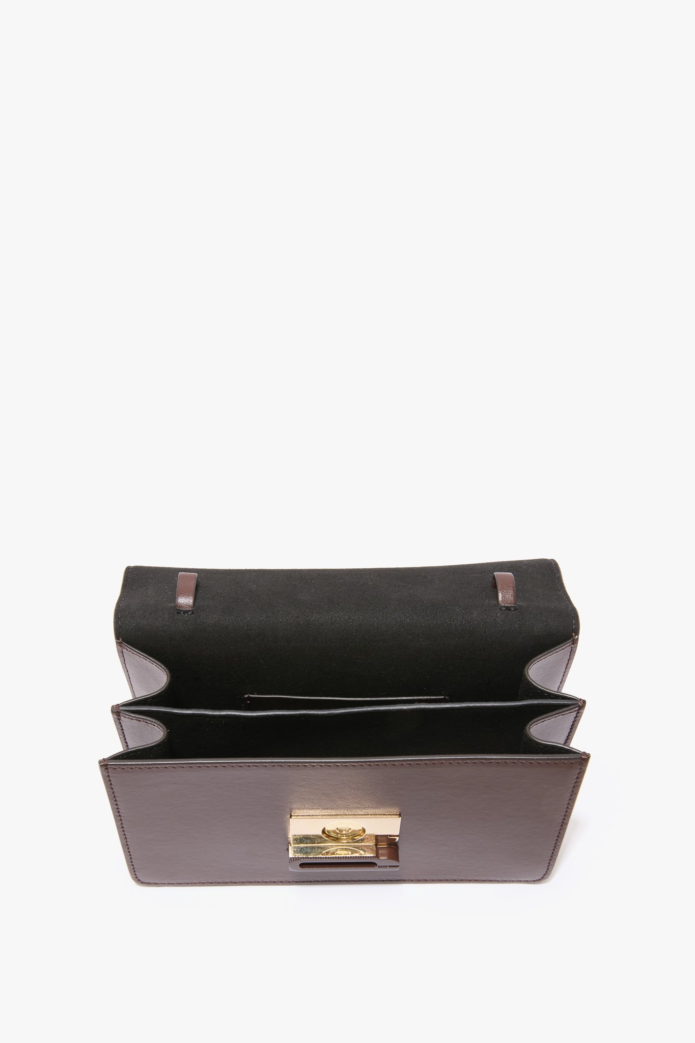 Tonal Mini Dorian Bag In Dark Brown Smooth Leather - 7
