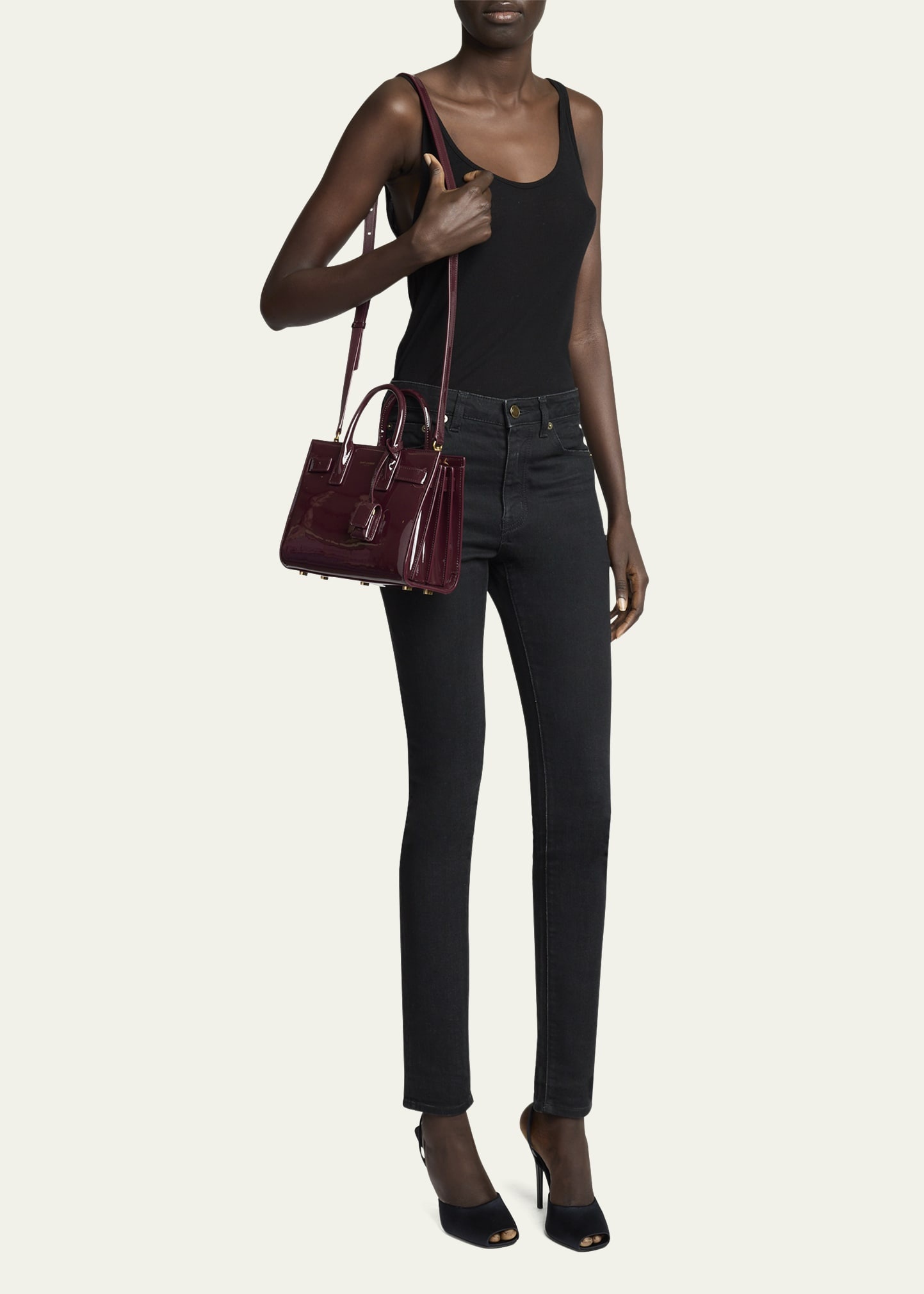 Sac de Jour Nano Top-Handle Bag in Patent Leather - 5