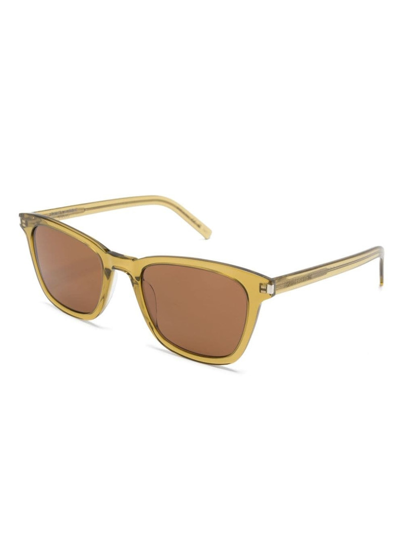 SAINT LAURENT translucent-design sunglasses outlook