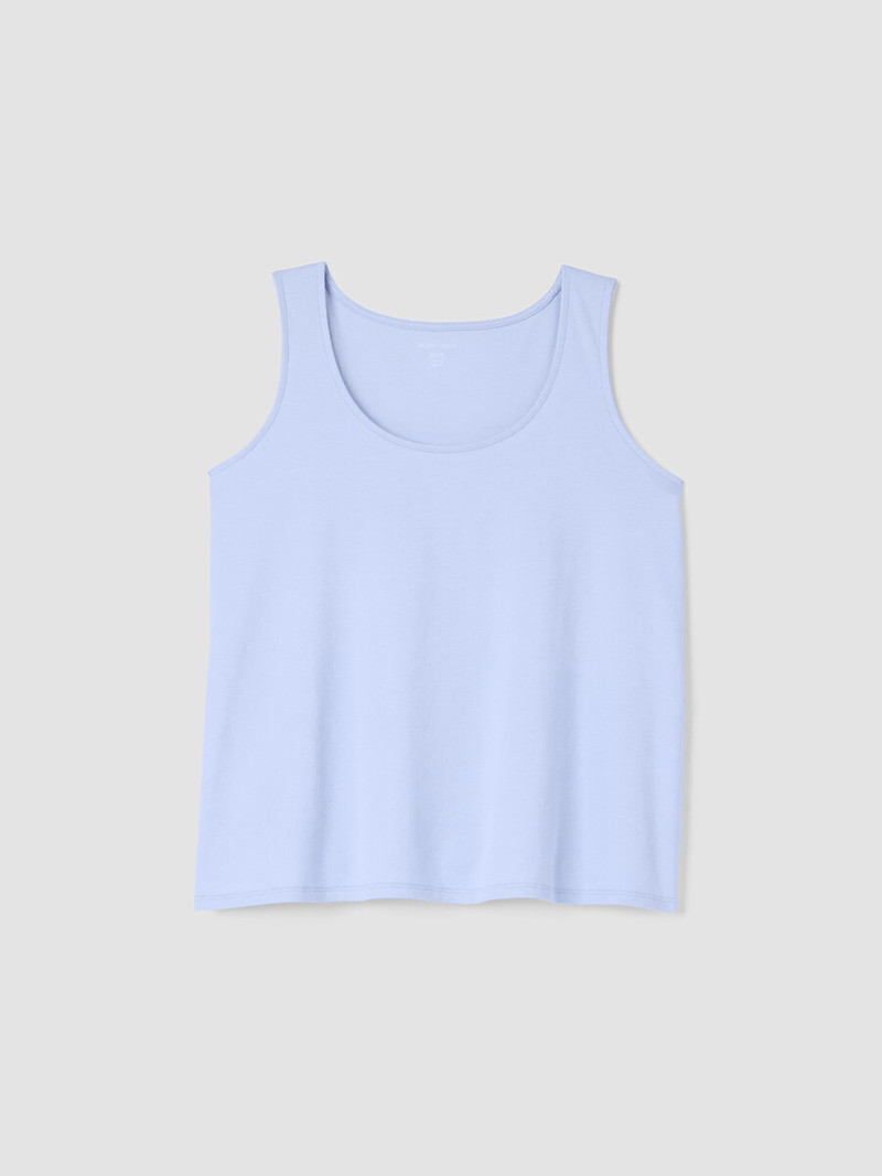 Organic Cotton Interlock U-Neck Sleep Tank 1
