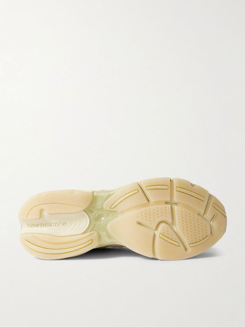 New Balance Grey Day 2010 suede, leather and mesh sneakers Gray outlook