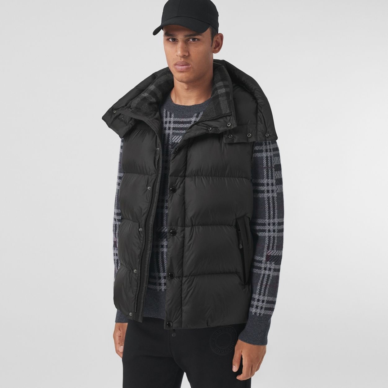 Detachable Sleeve Hooded Puffer Jacket - 5