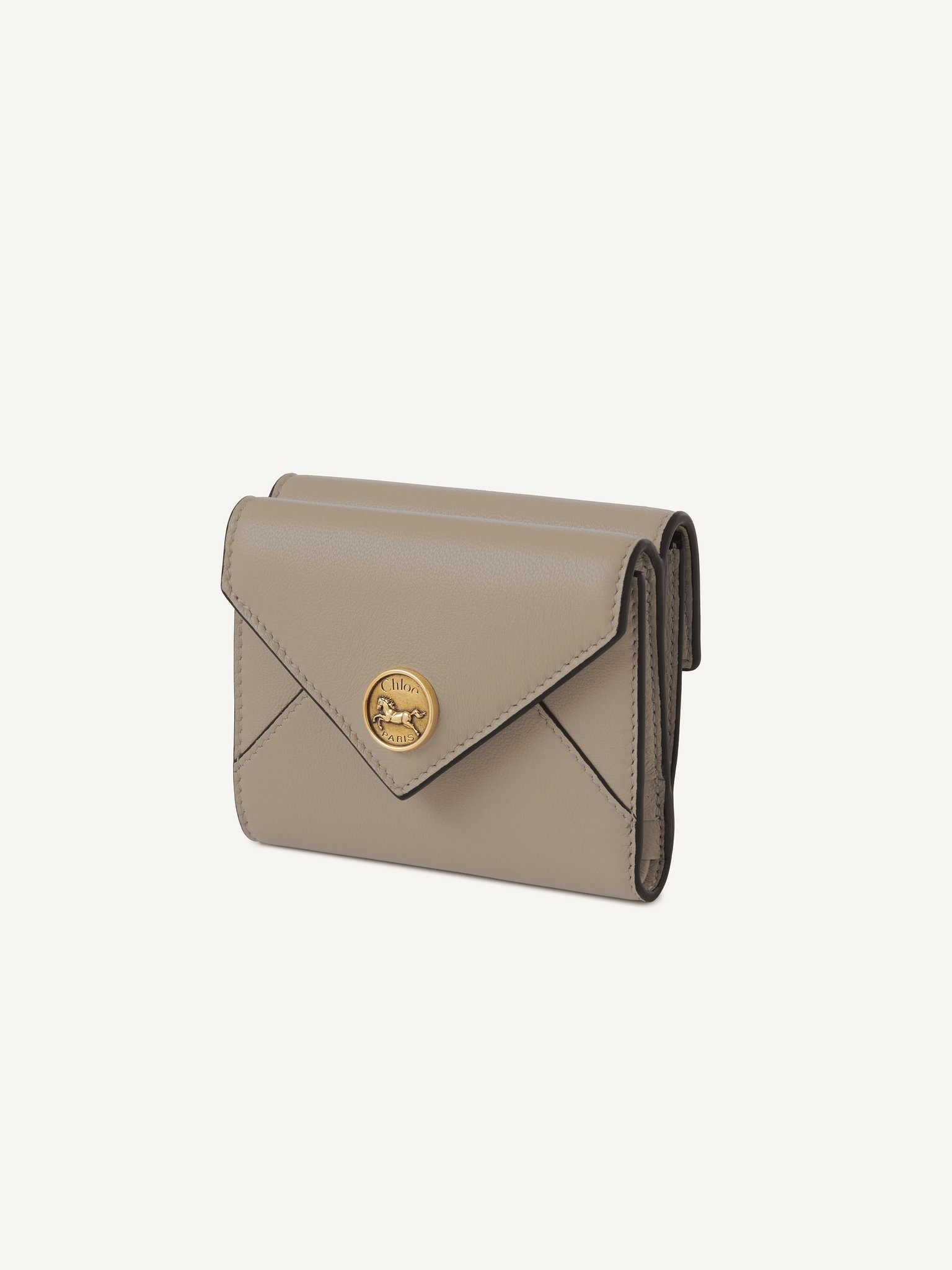 SMALL ENVELOPE TRI-FOLD IN GRAINED LEATHER - 2