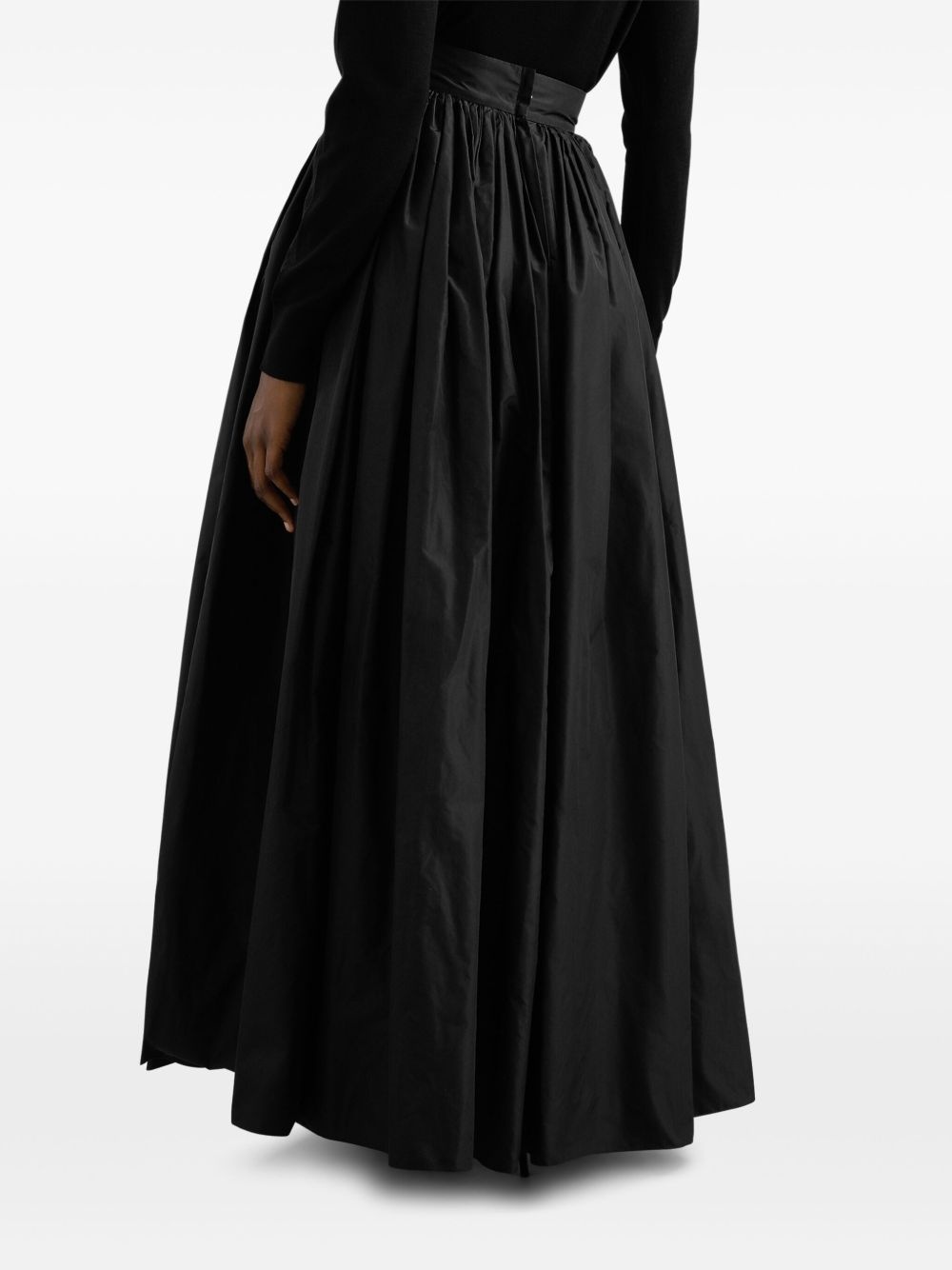 taffeta circle maxi skirt - 6