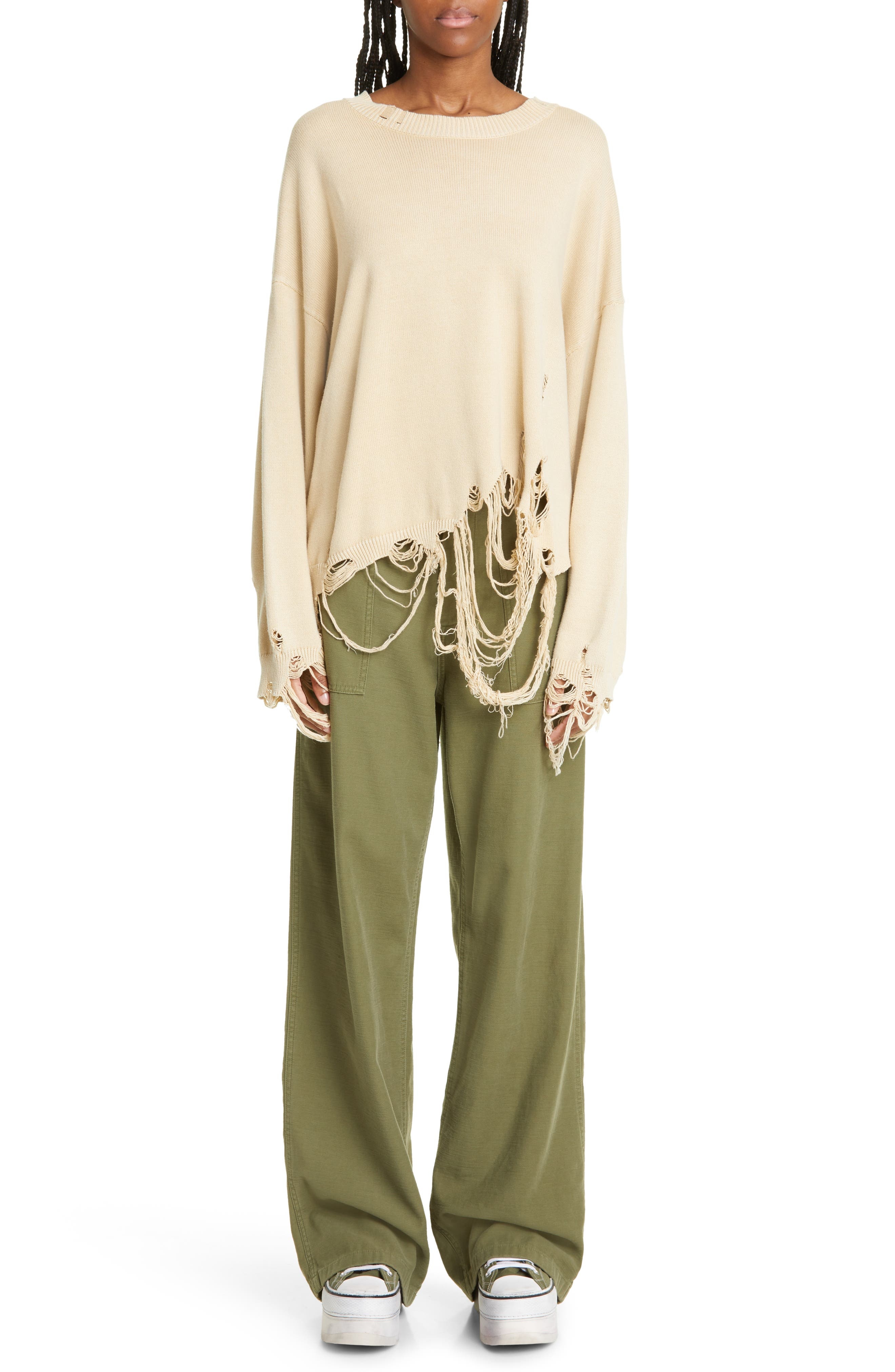 Wide Leg Utility Pants - 9