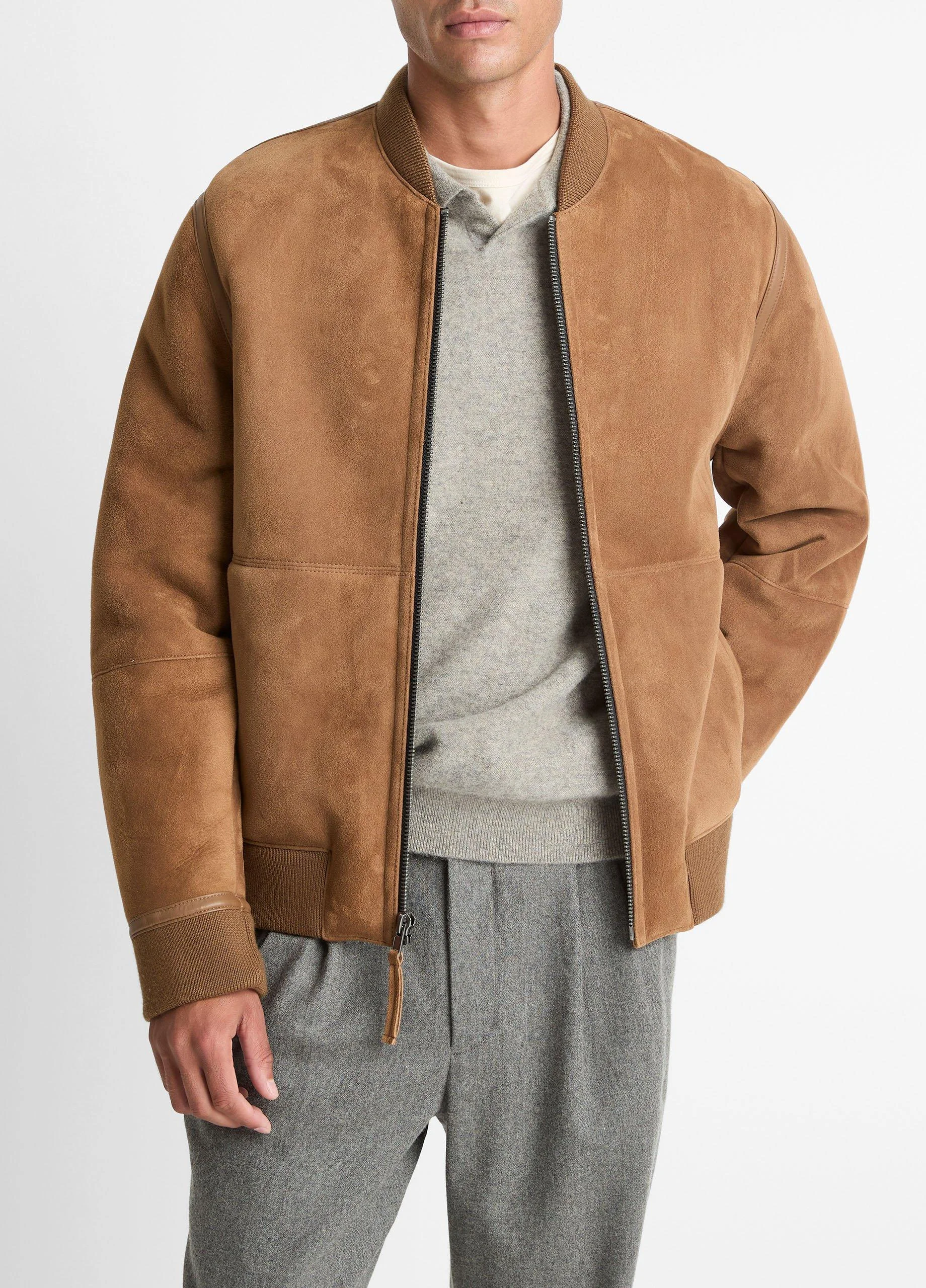 Shearling Bomber Jacket - 1