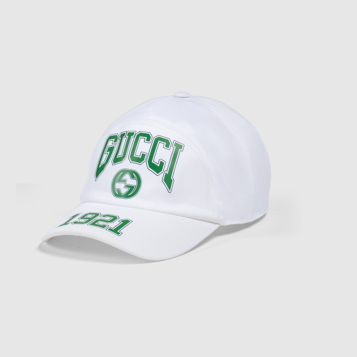 Gucci print cotton baseball hat - 1
