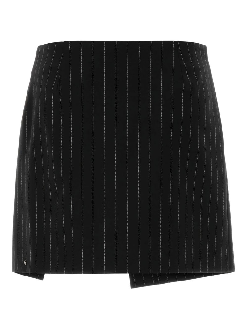 Sportmax embroidered pinstripe-pattern mini skirt outlook