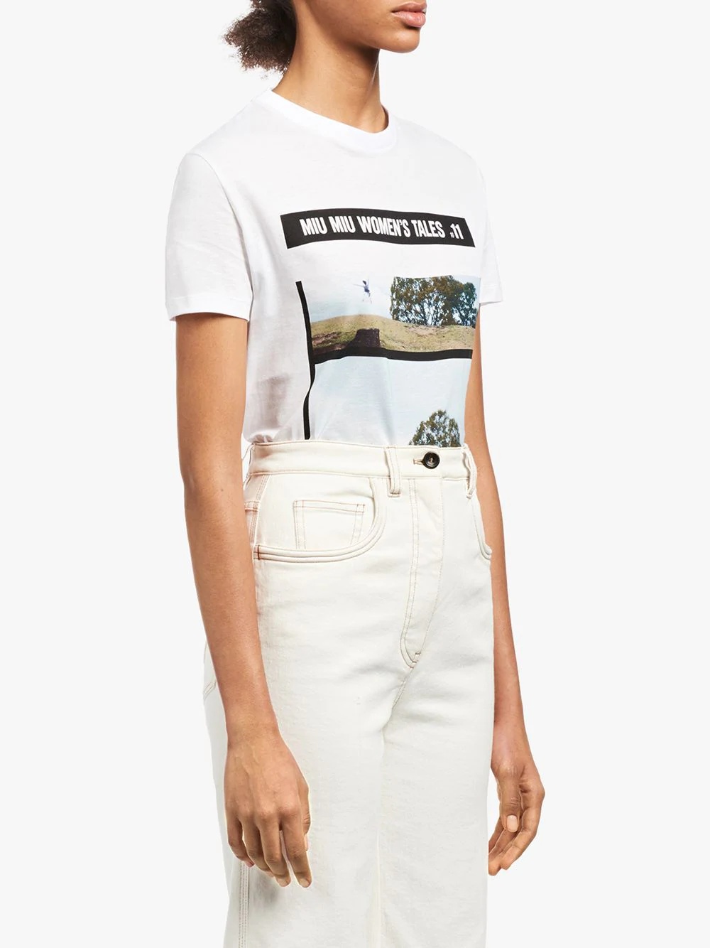 Miu Miu Tales jersey T-shirt - 3