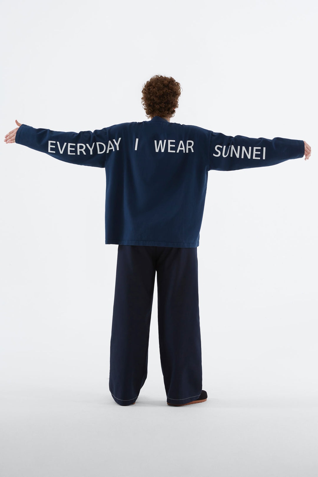 BLUE 'EVERYDAY I WEAR SUNNEI' LONG SLEEVE T-SHIRT - 6