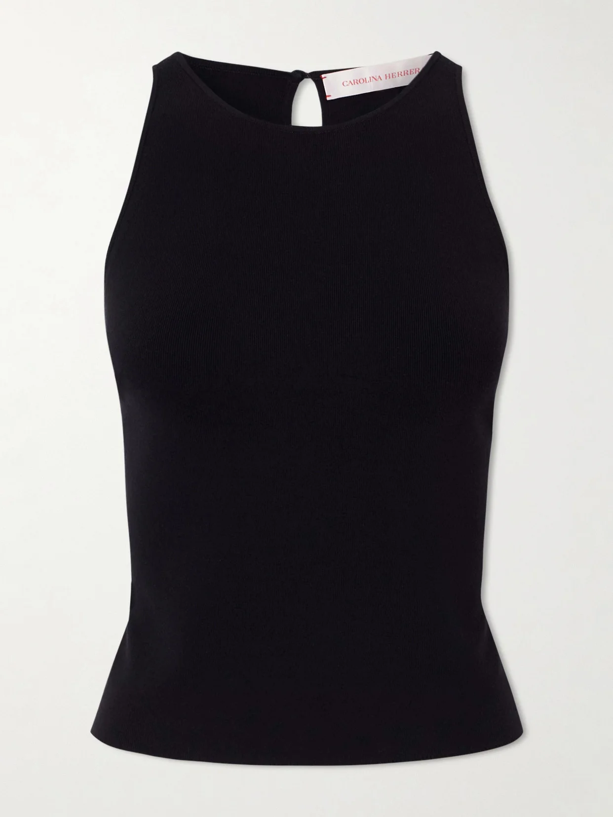 Cropped Ribbed-knit Jersey Tank - 1