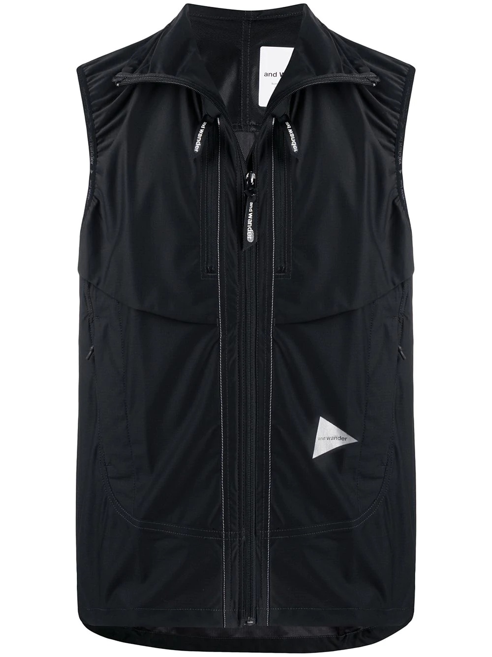 zip up gilet - 1