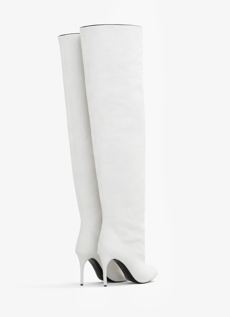 Alaïa DECOLLETE CUISSARDES IN HAIRCALF outlook