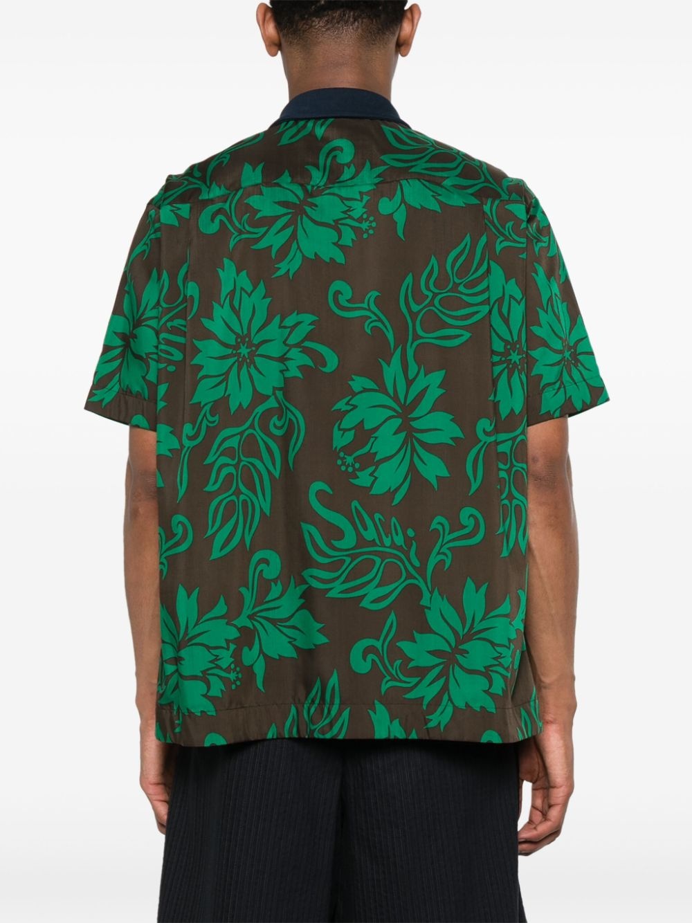 floral polo shirt - 4