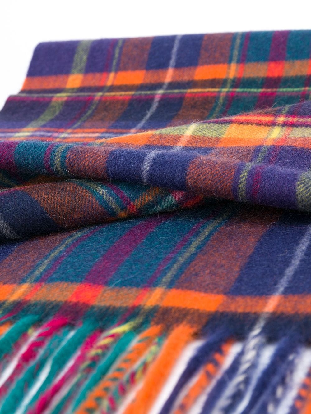 plaid cashmere scarf - 3