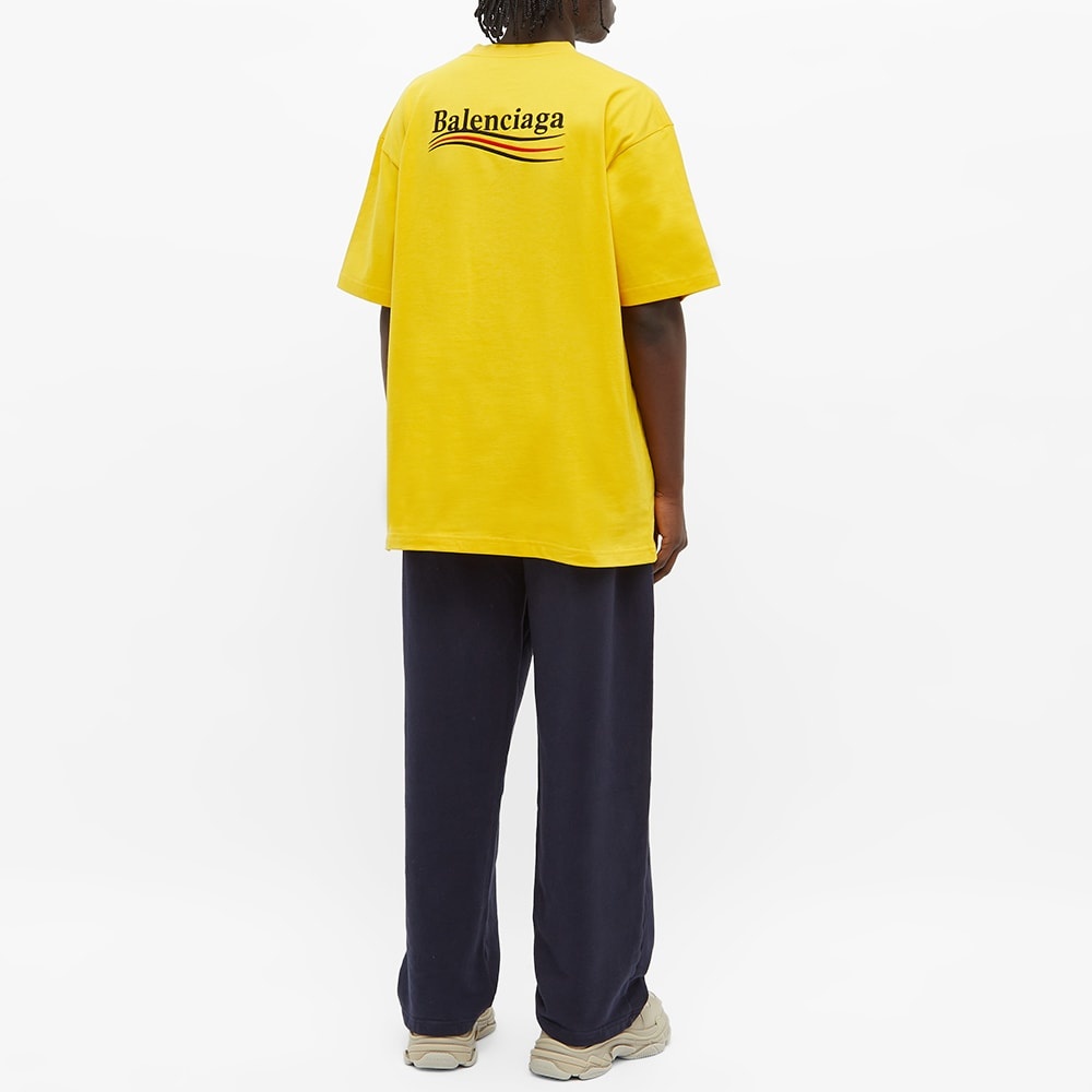 Balenciaga Oversized Political Campaign Logo Tee - 6