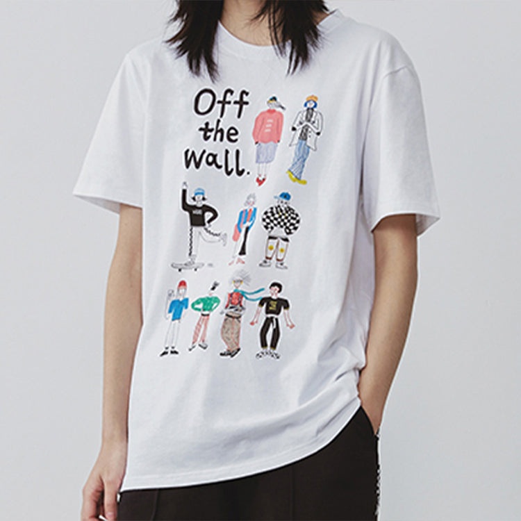 (WMNS) Vans OTW Synjiayi Printing Short Sleeve White VN0A4MNLWHT - 3