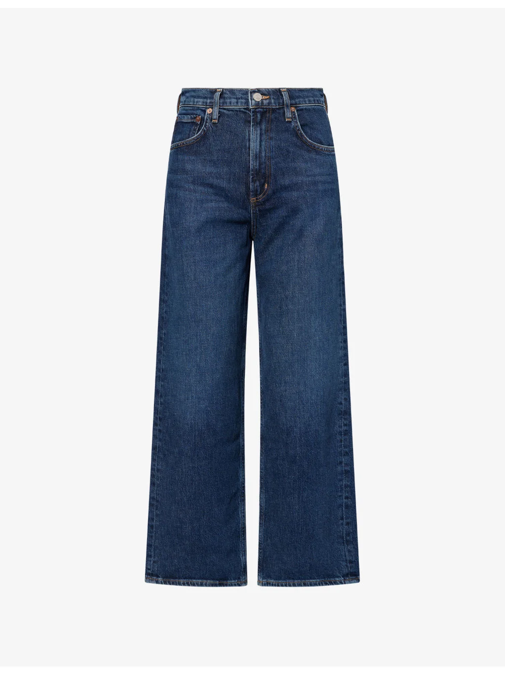 Ren Wide-Leg Stretch-Denim Jeans - 1