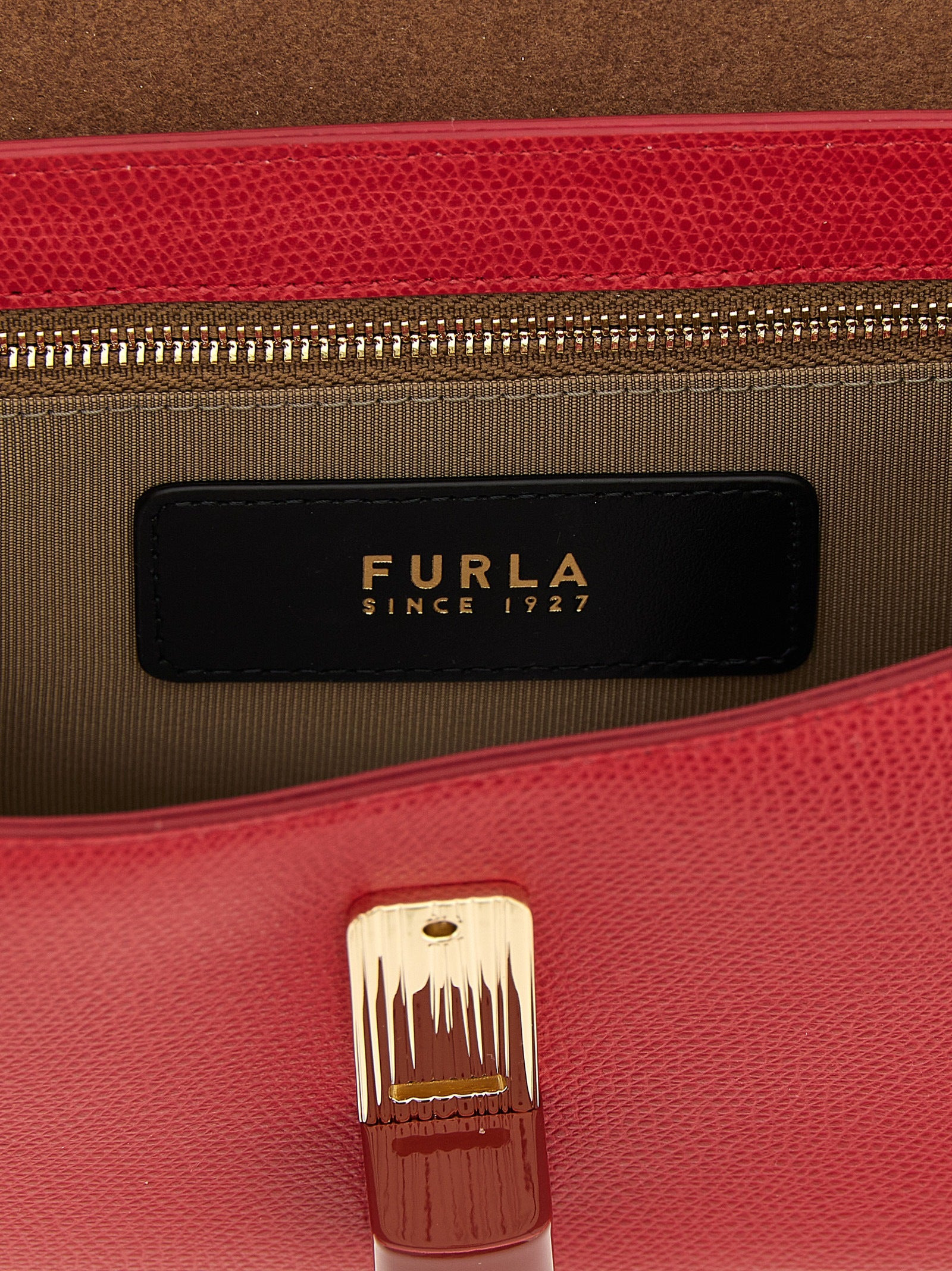Furla Iride Crossbody Bags Red - 4