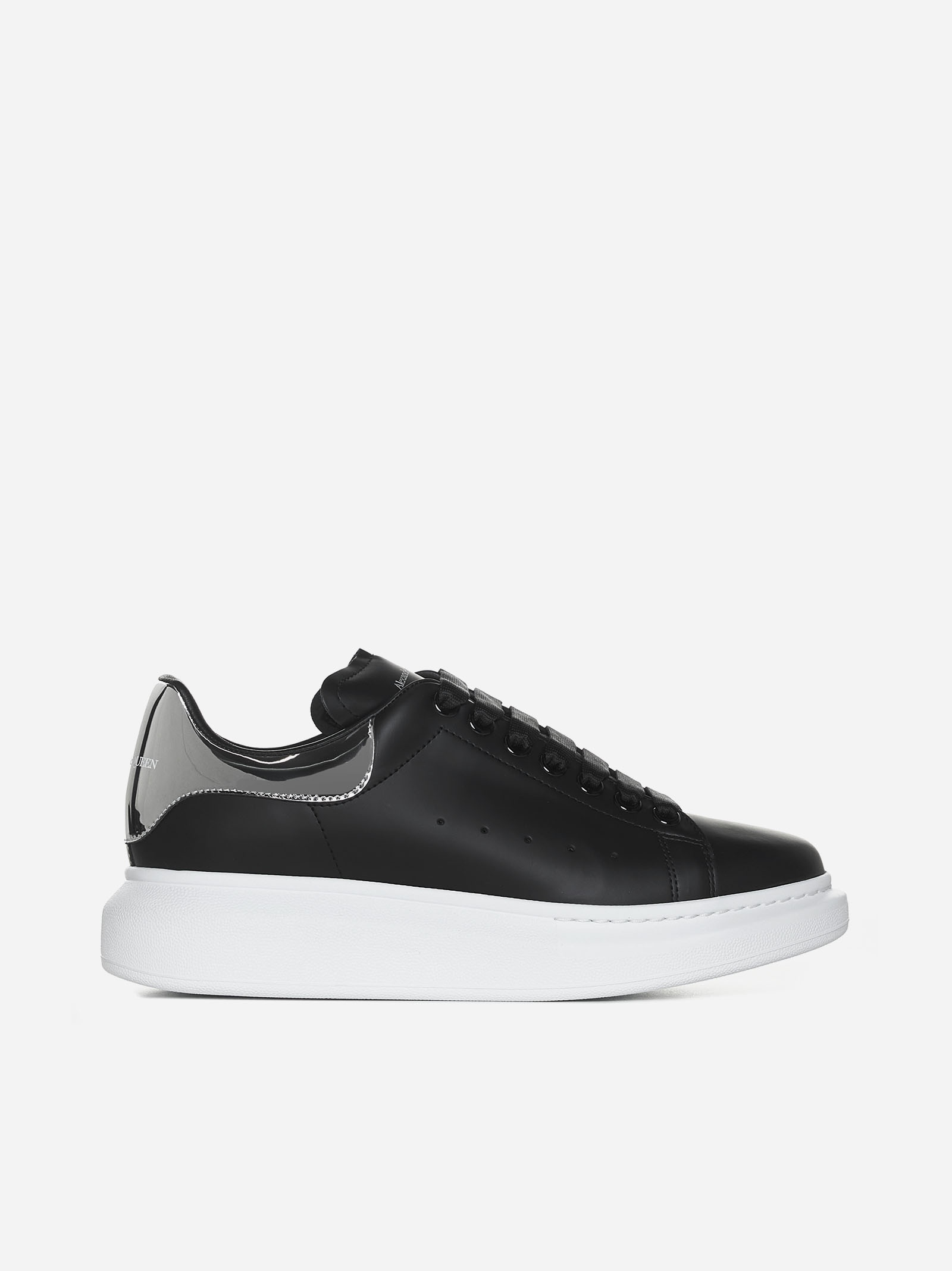 Oversize leather sneakers - 1