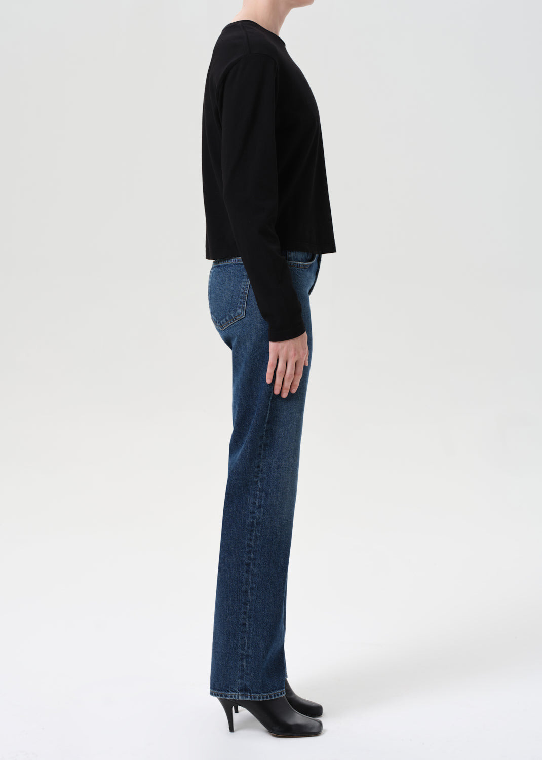 LOW RISE SLIM 29" (COMFORT STRETCH) IN SLICK - 3