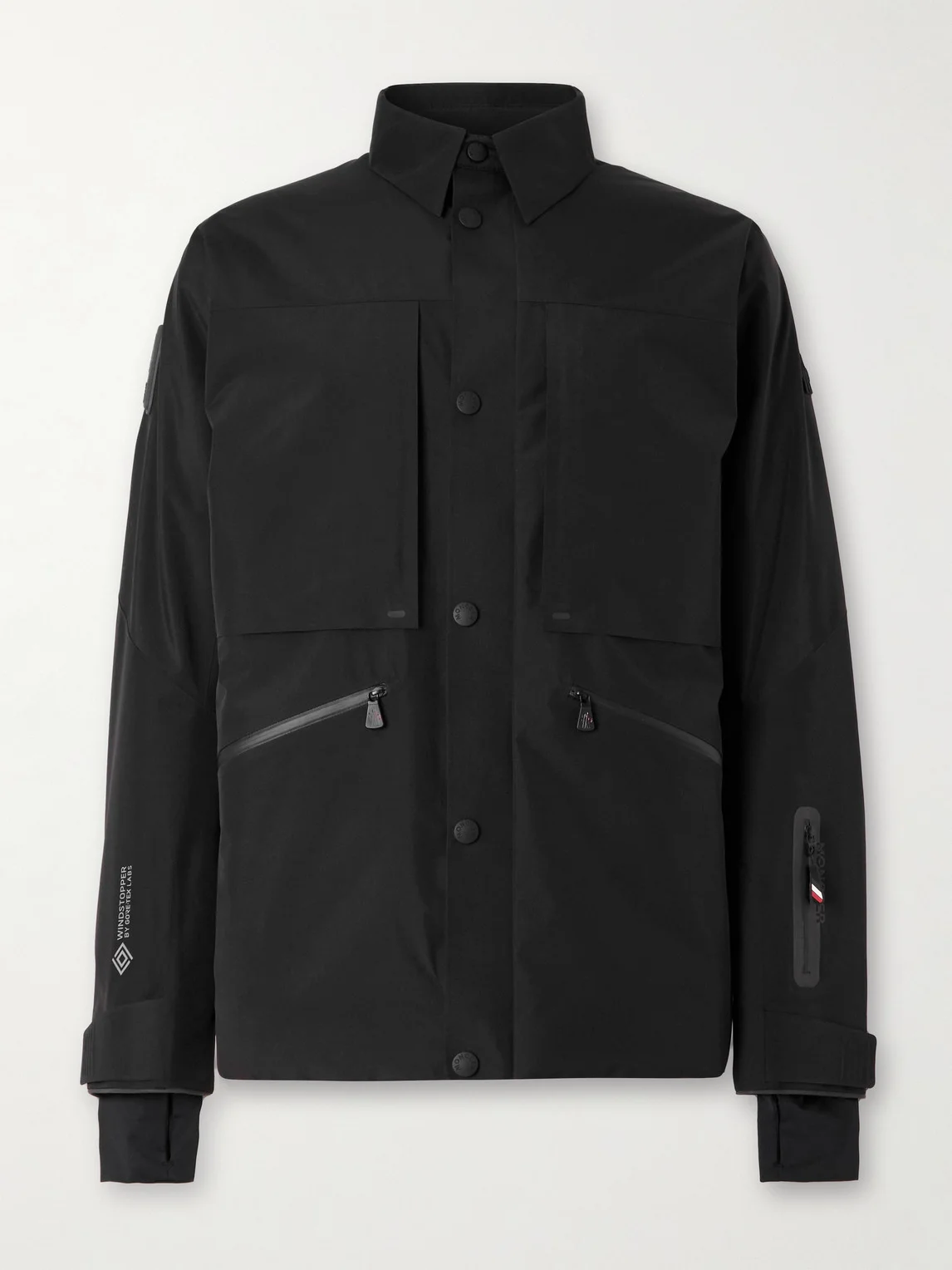 Gorner Logo-Appliquéd Padded WINDSTOPPER® by GORE-TEX LABS Shirt Jacket - 1