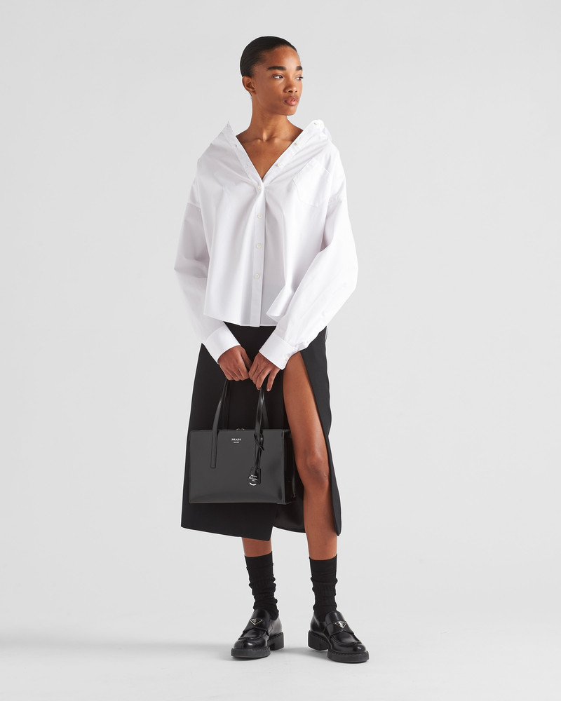 Prada Embroidered poplin shirt outlook