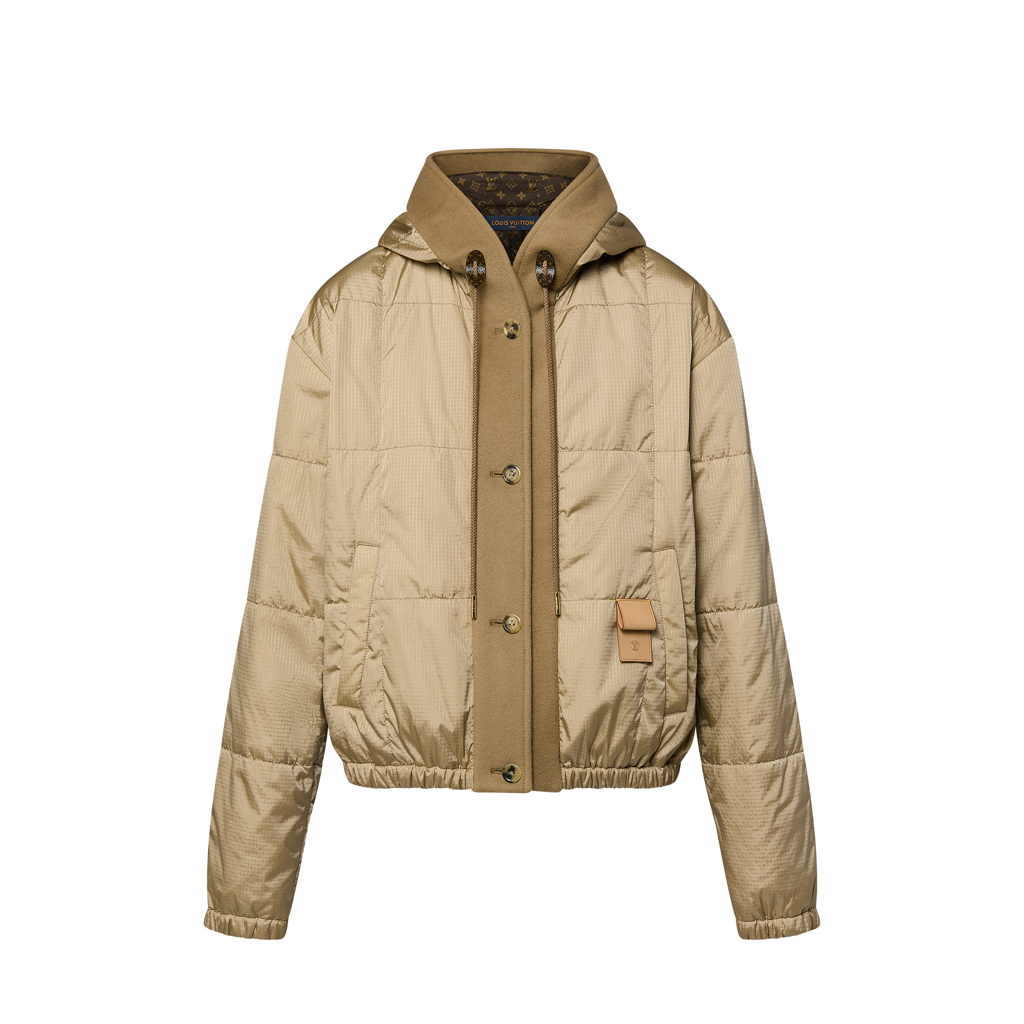 Hooded Quilted Ripstop Jacket - 1