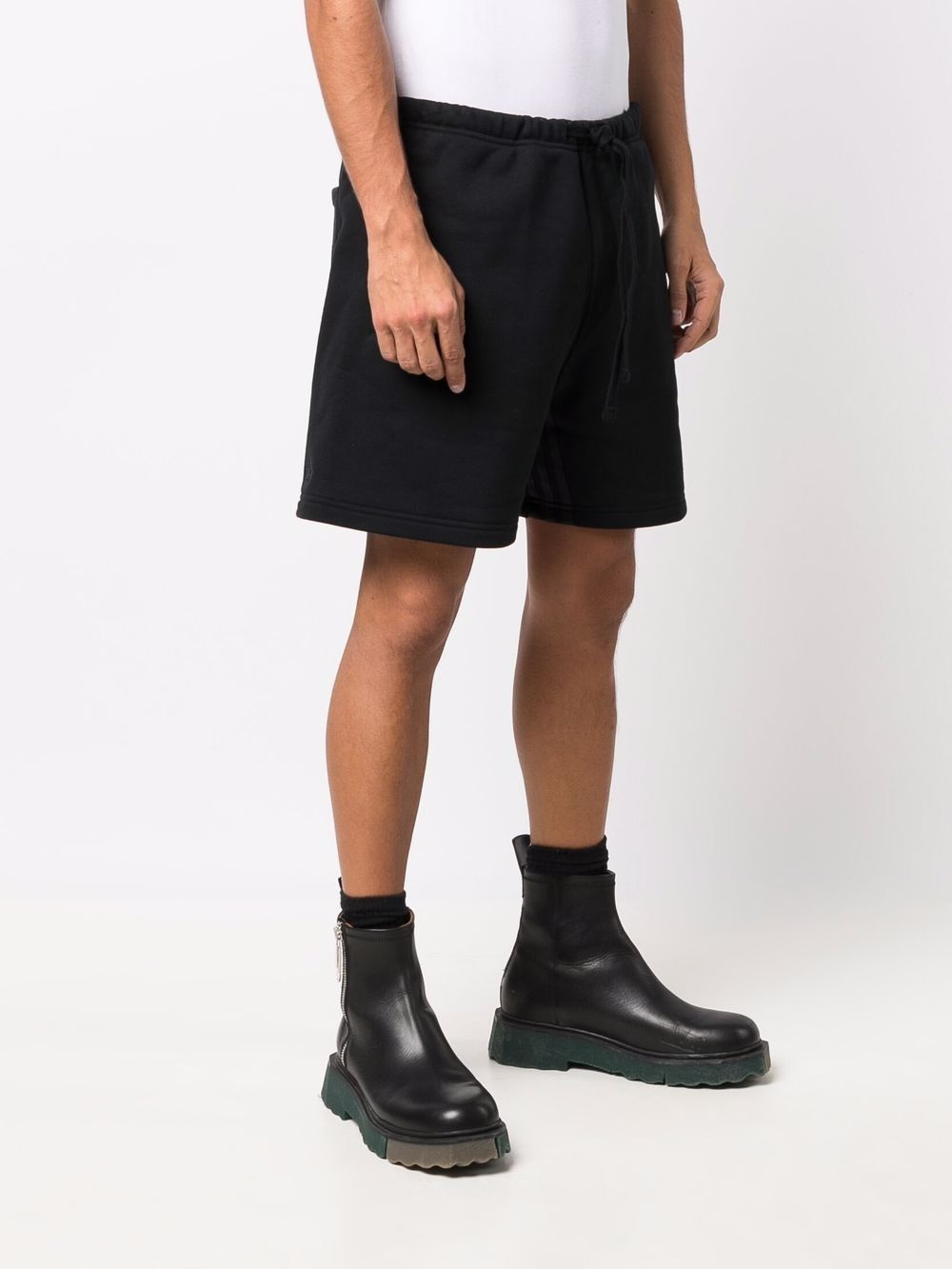 Trefoil logo-patch track shorts - 3