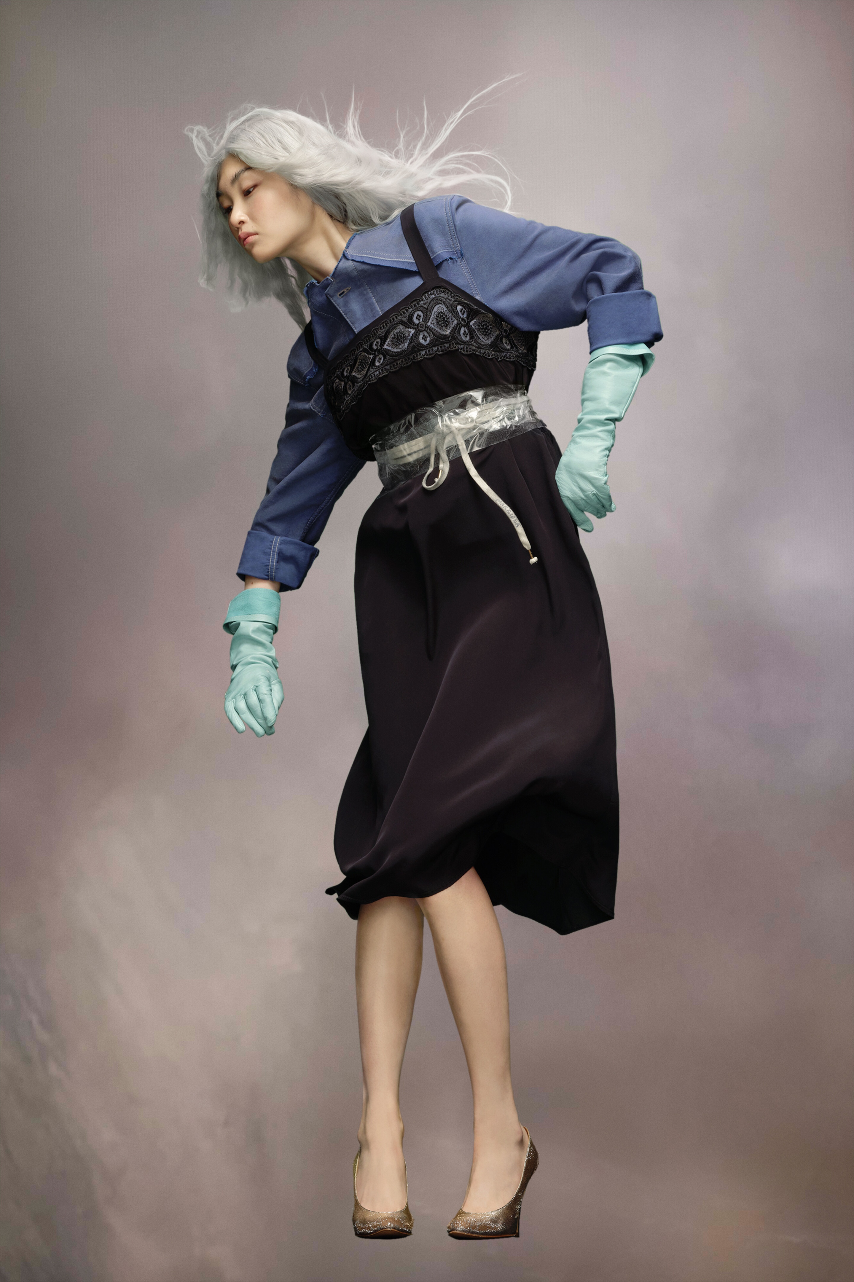Silk viscose dress - 3