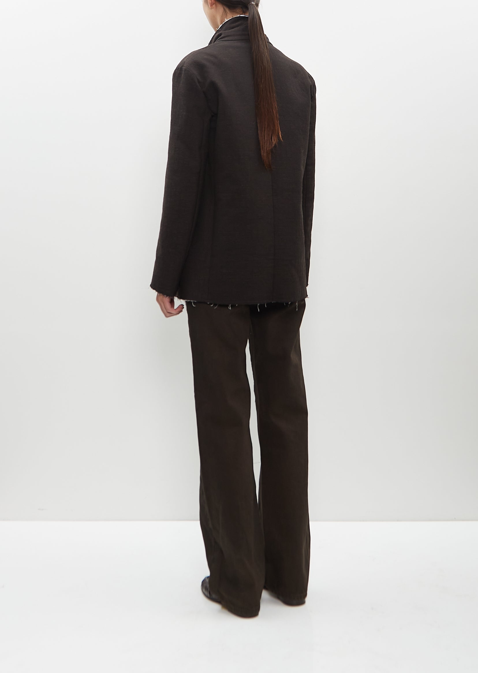 Textured Wool-Cotton Lysandre Jacket - 3