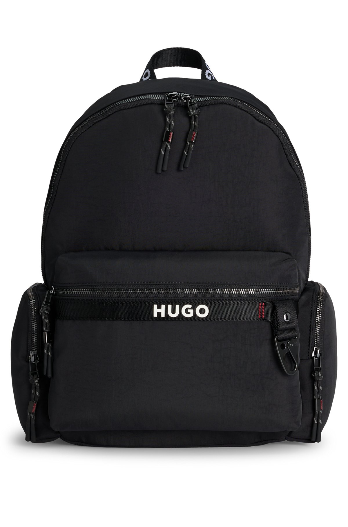 MULTI-POCKET BACKPACK WITH CONTRAST LOGO - 1