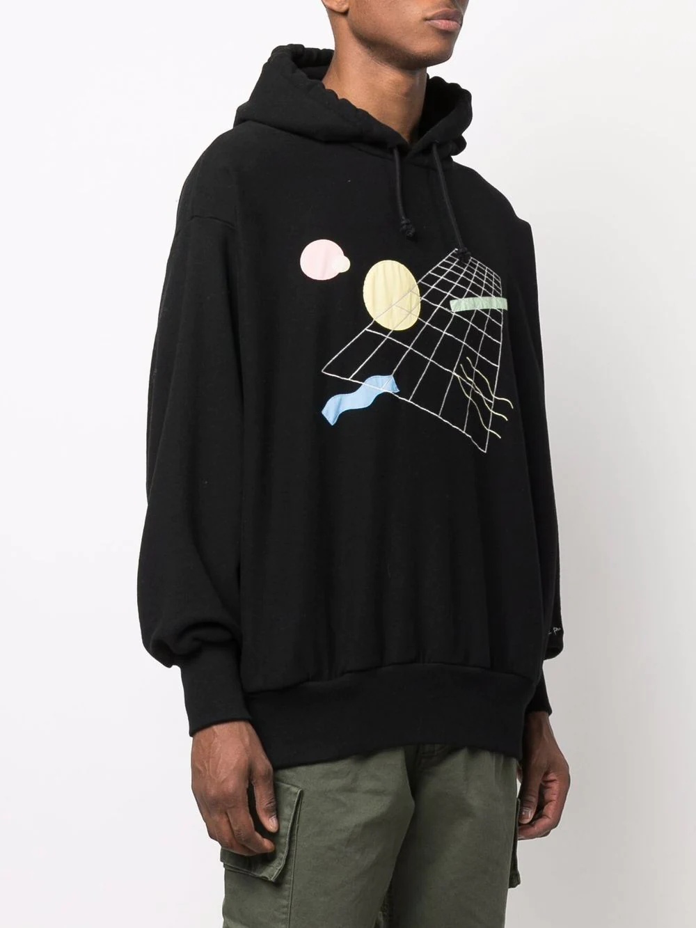 graphic-print hoodie - 3