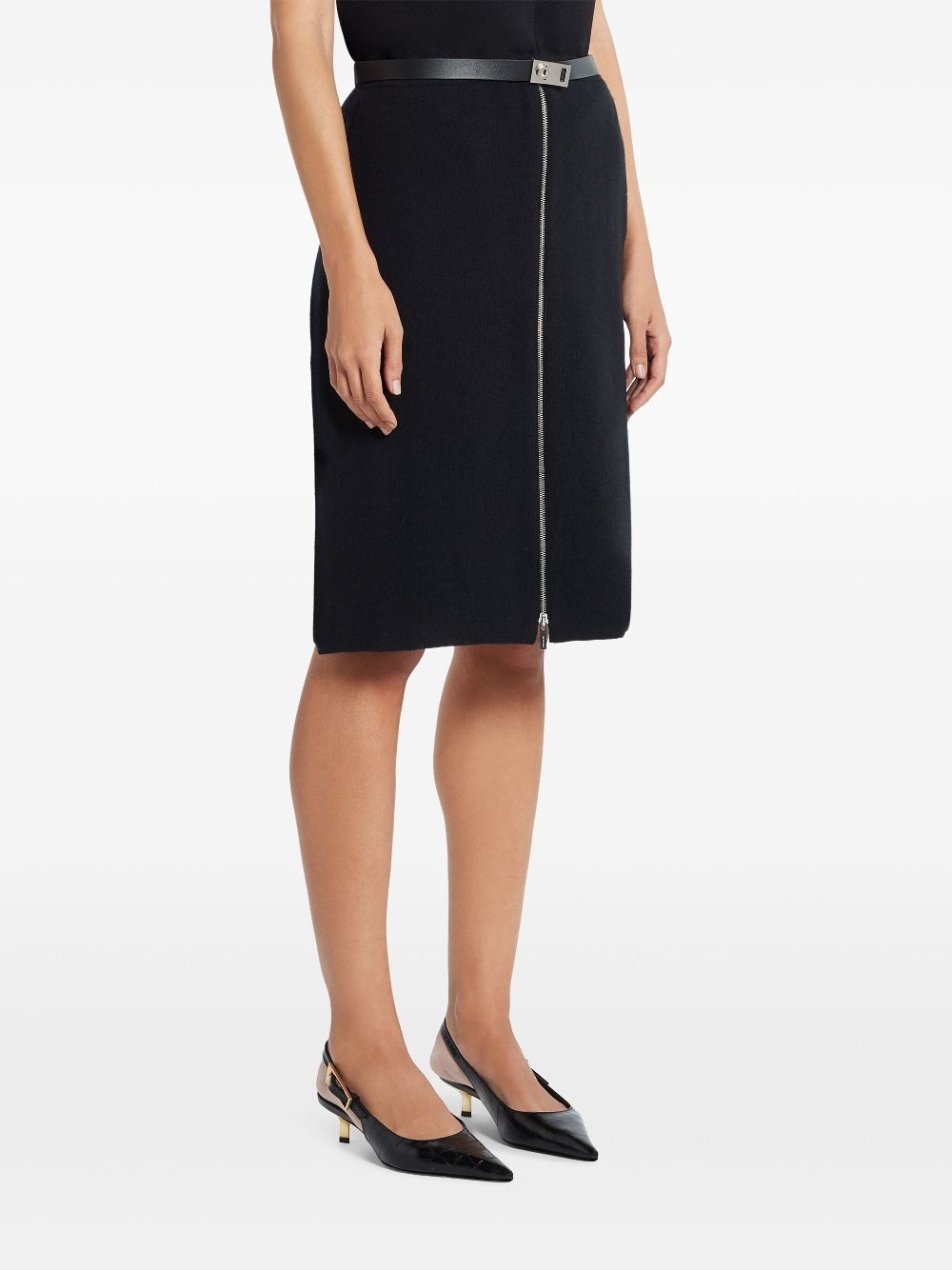 logo buckle skirt - 3