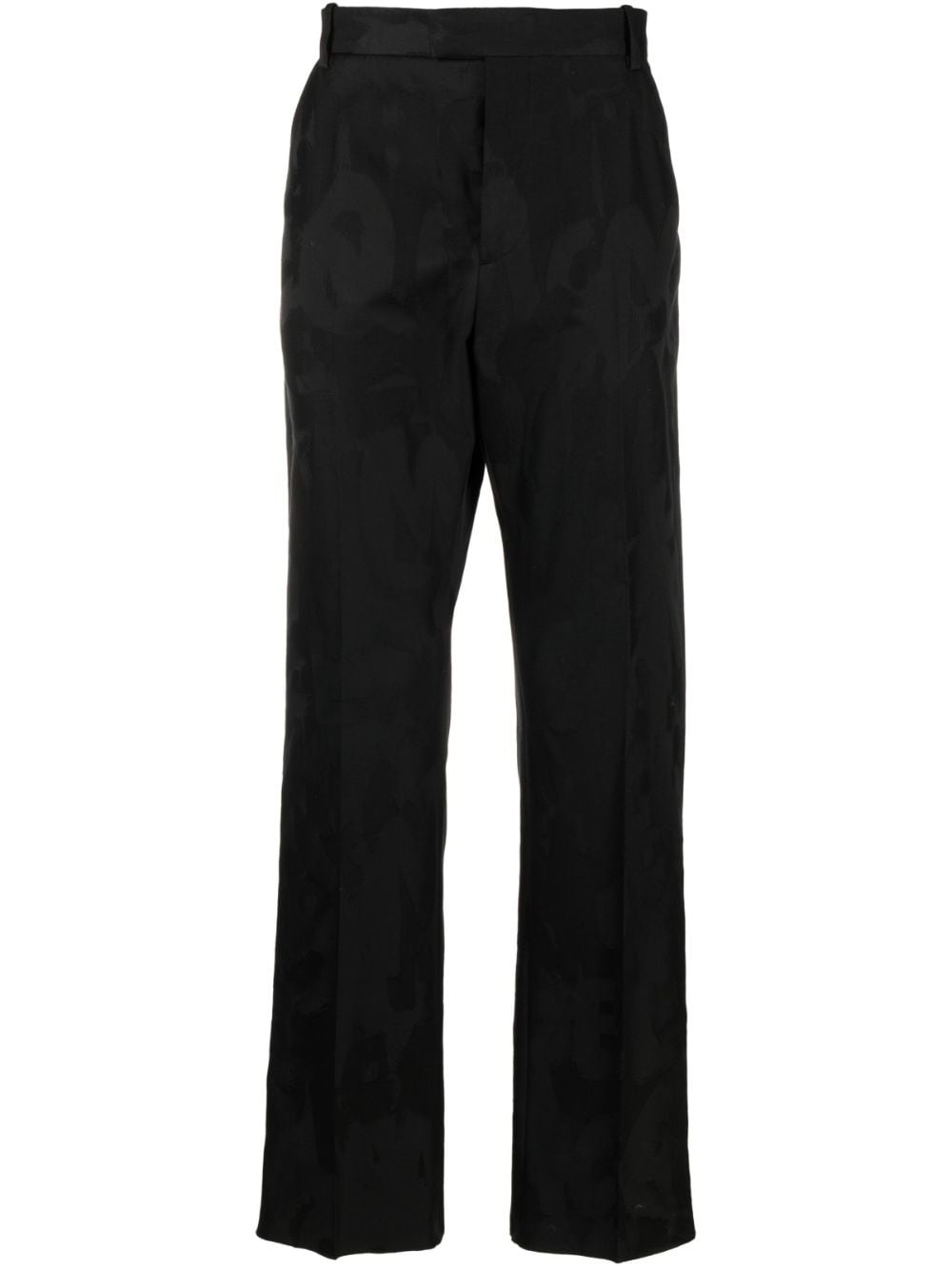 jacquard tailored trousers - 1