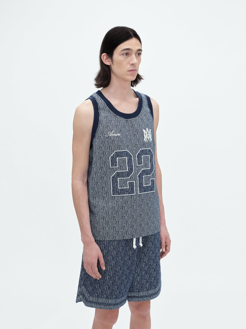 AMIRI AMIRI JACQUARD BBALL JERSEY outlook