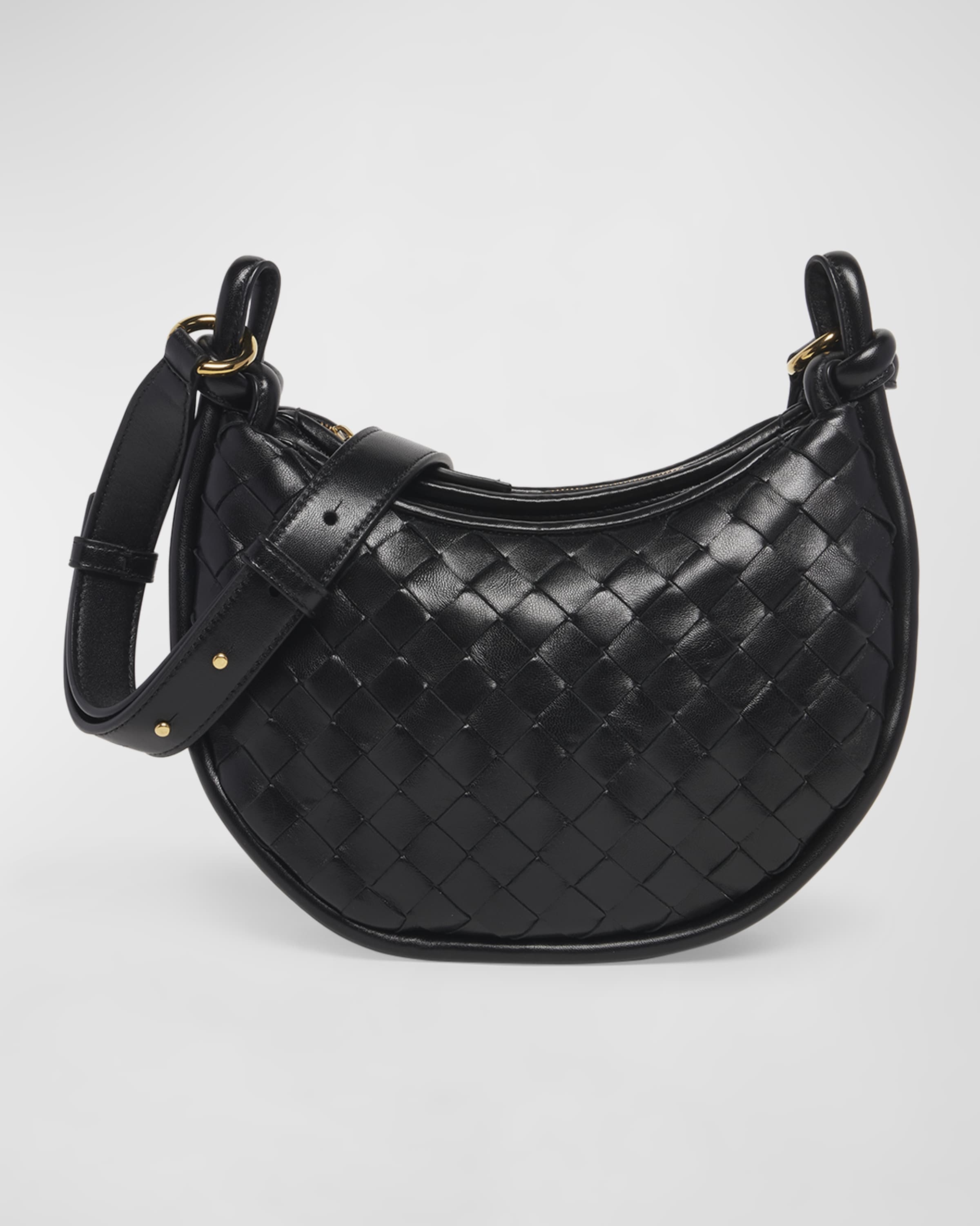 Bottega Veneta Gemelli Multipocket Leather Shoulder Bag
