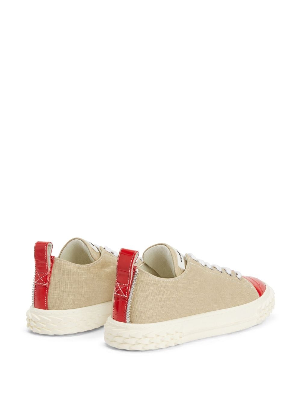 Nicki leather low-top sneakers - 3