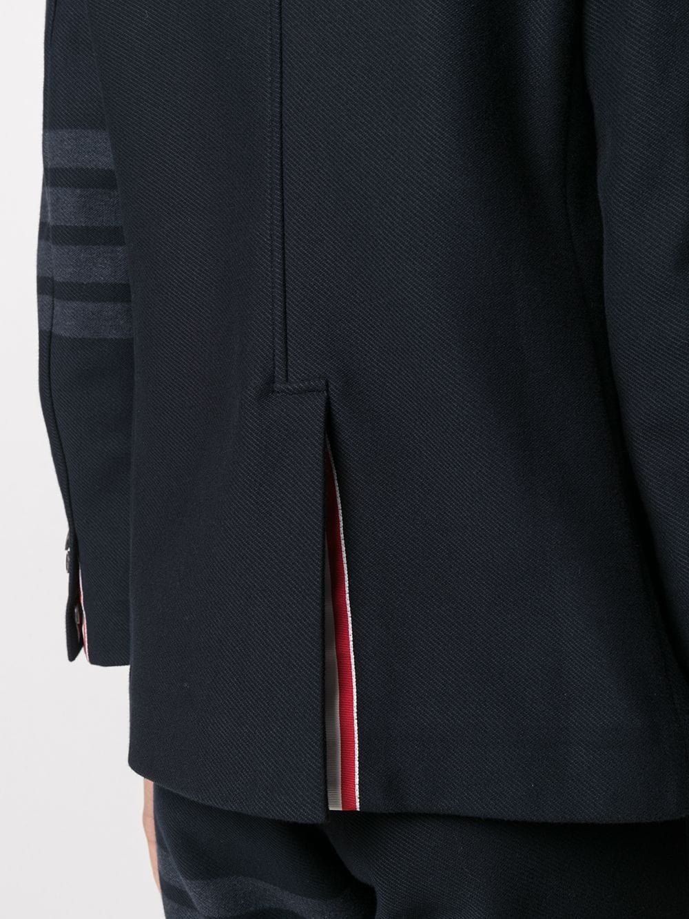 4-Bar stripe twill sack jacket - 5