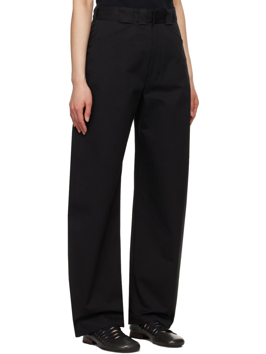 Black Large Trousers - 4