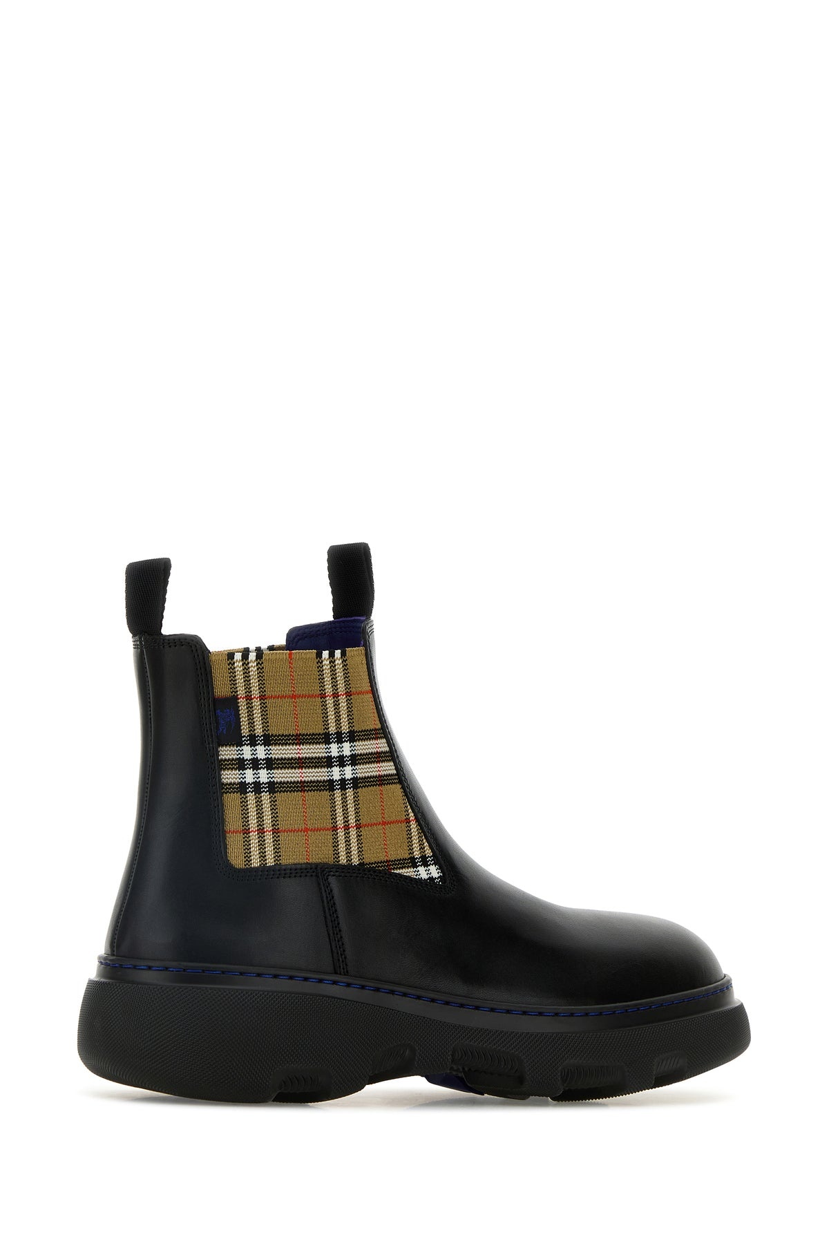 Black leather ankle boots - 3