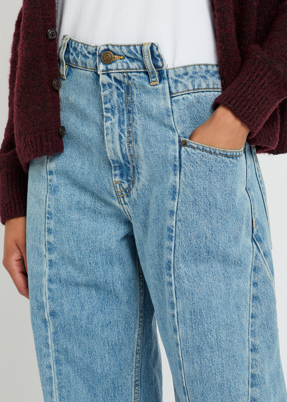 Maison Margiela Asymmetric Wide-leg Jeans - 5