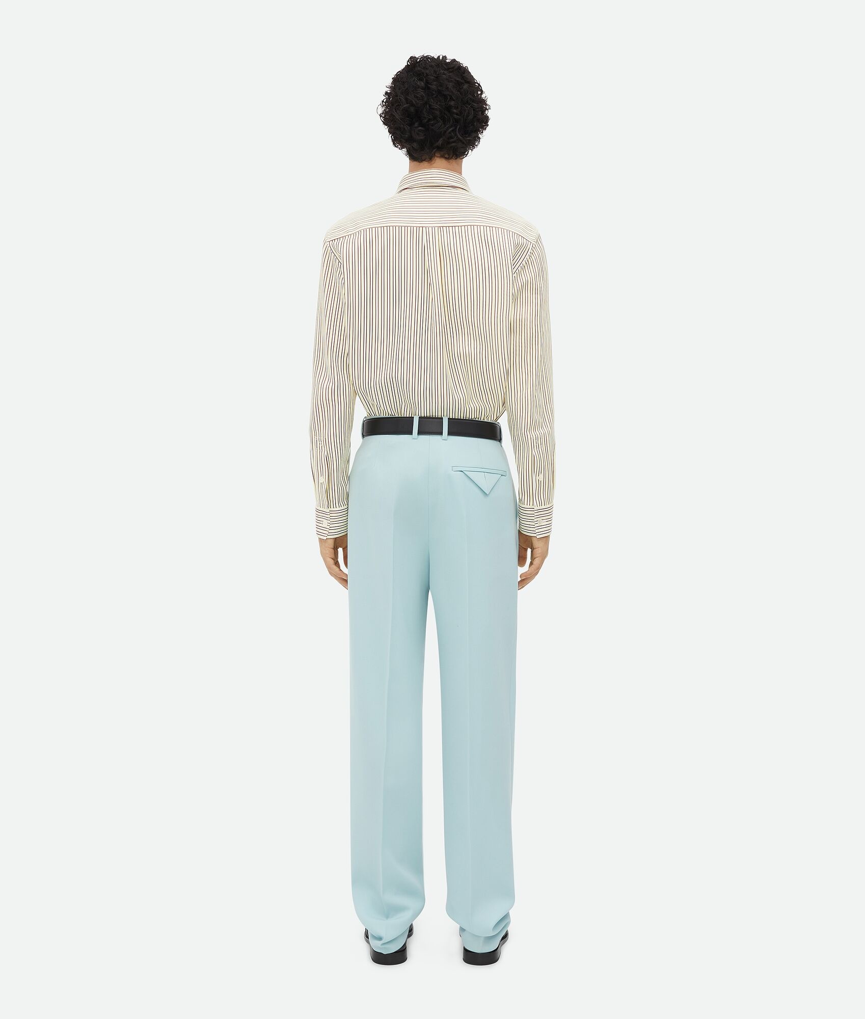Wool Grain De Poudre Trousers - 3