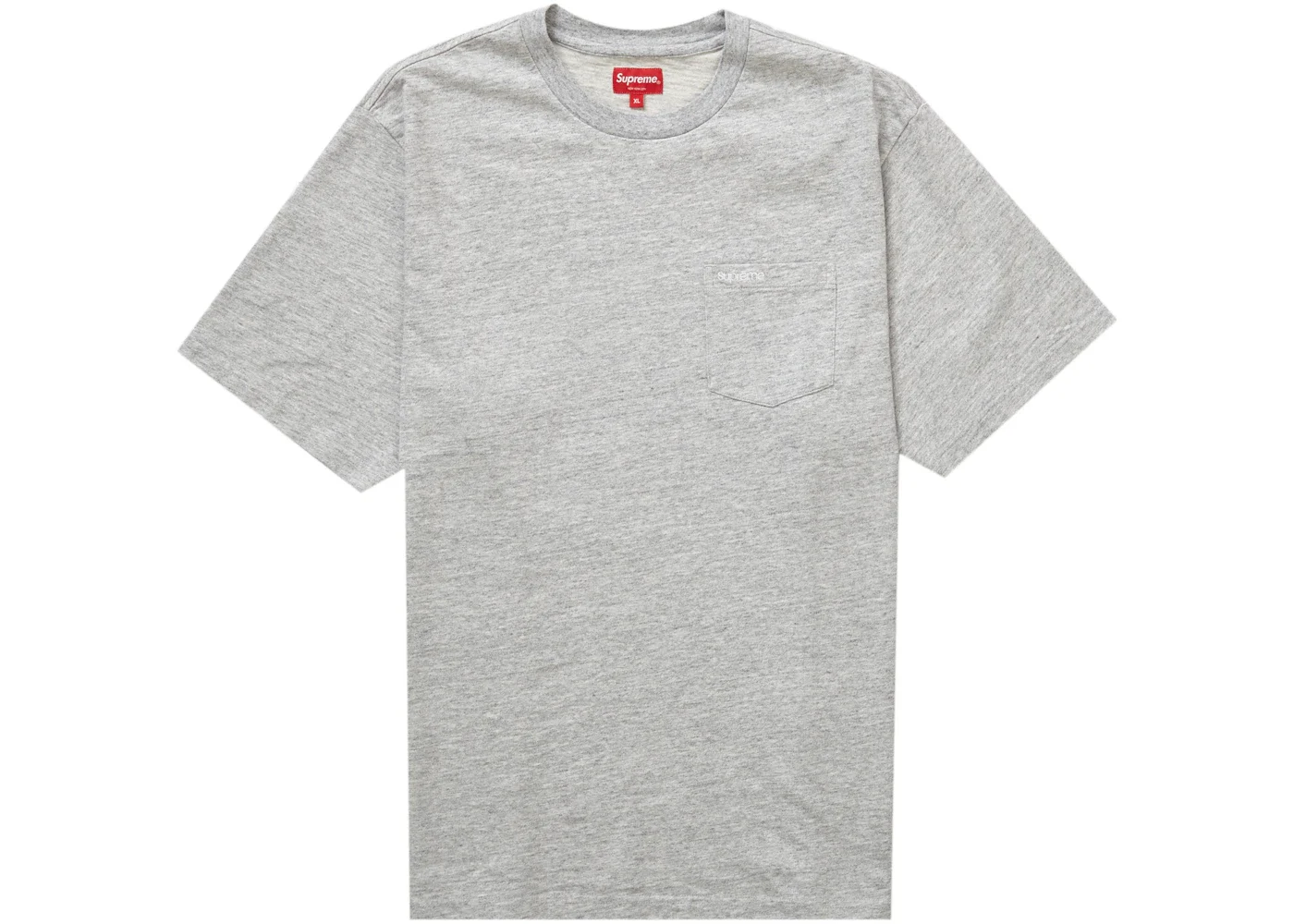 Supreme S/S Pocket Tee (SS23) Heather Grey - 1