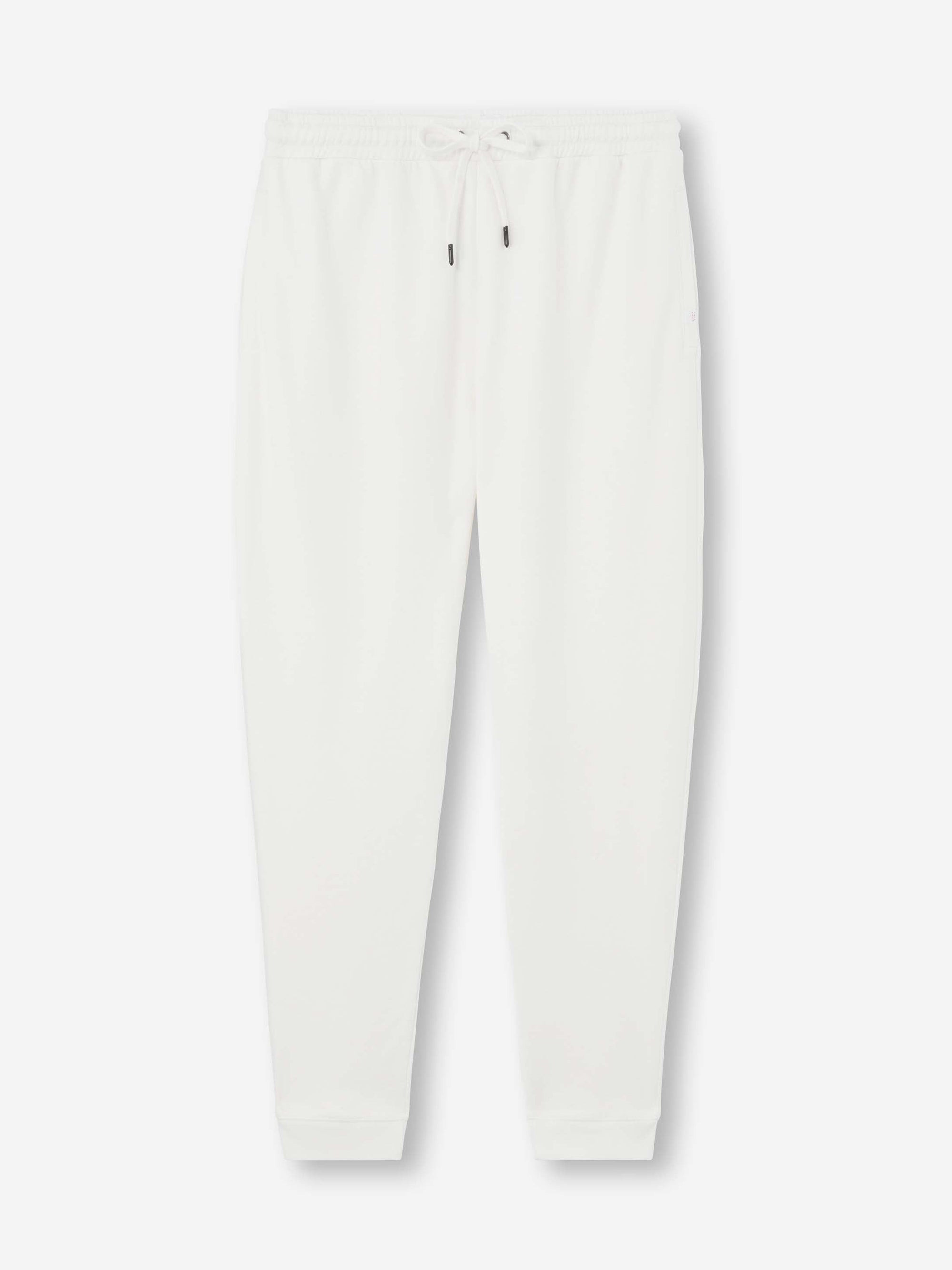 Men's Sweatpants Quinn Cotton Modal White - 2