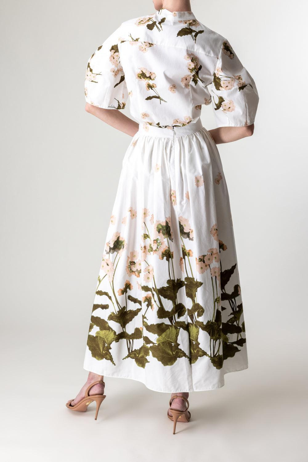Gathered Midi Skirt - 5