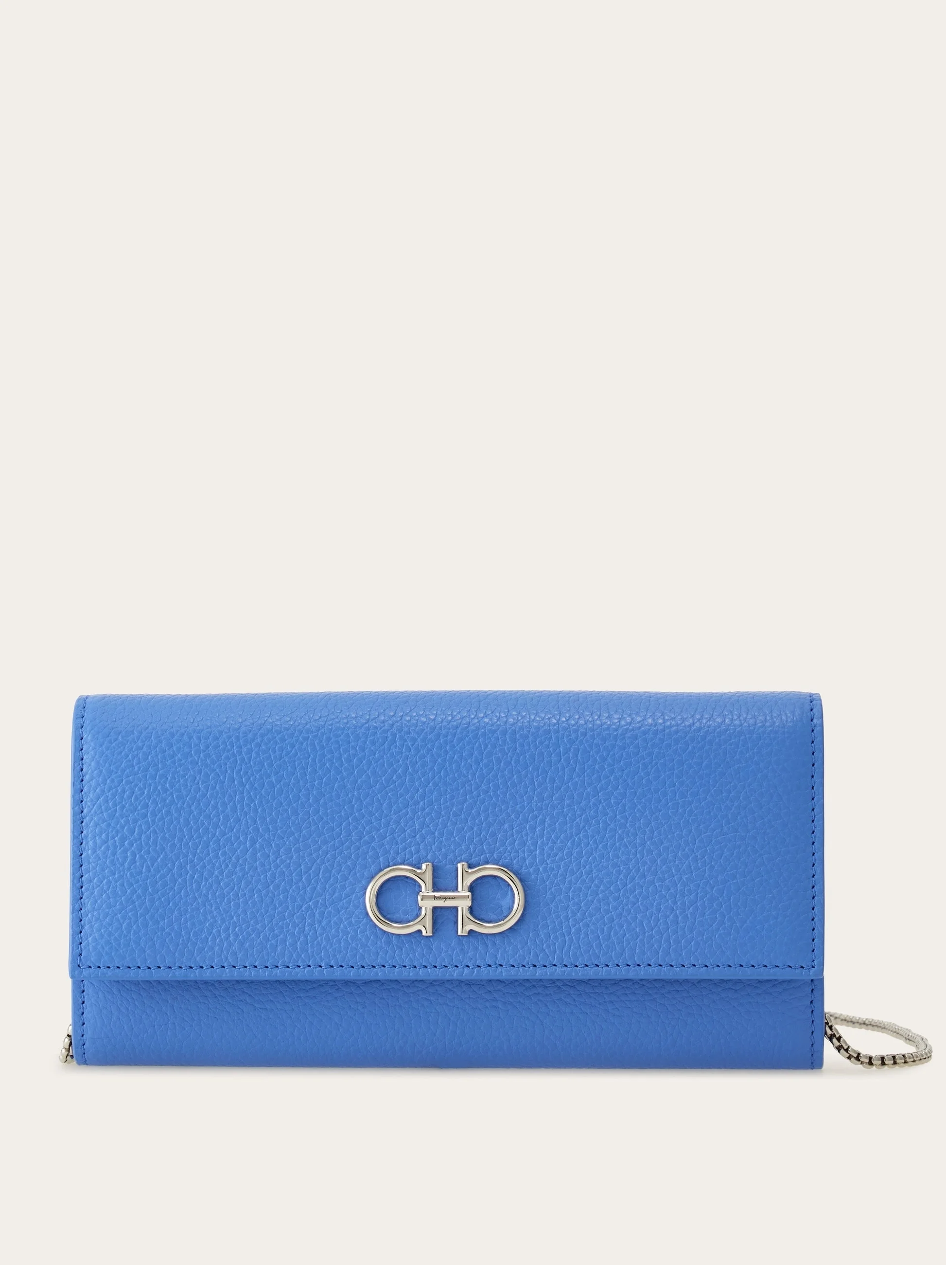 Gancini wallet with shoulder strap - 1