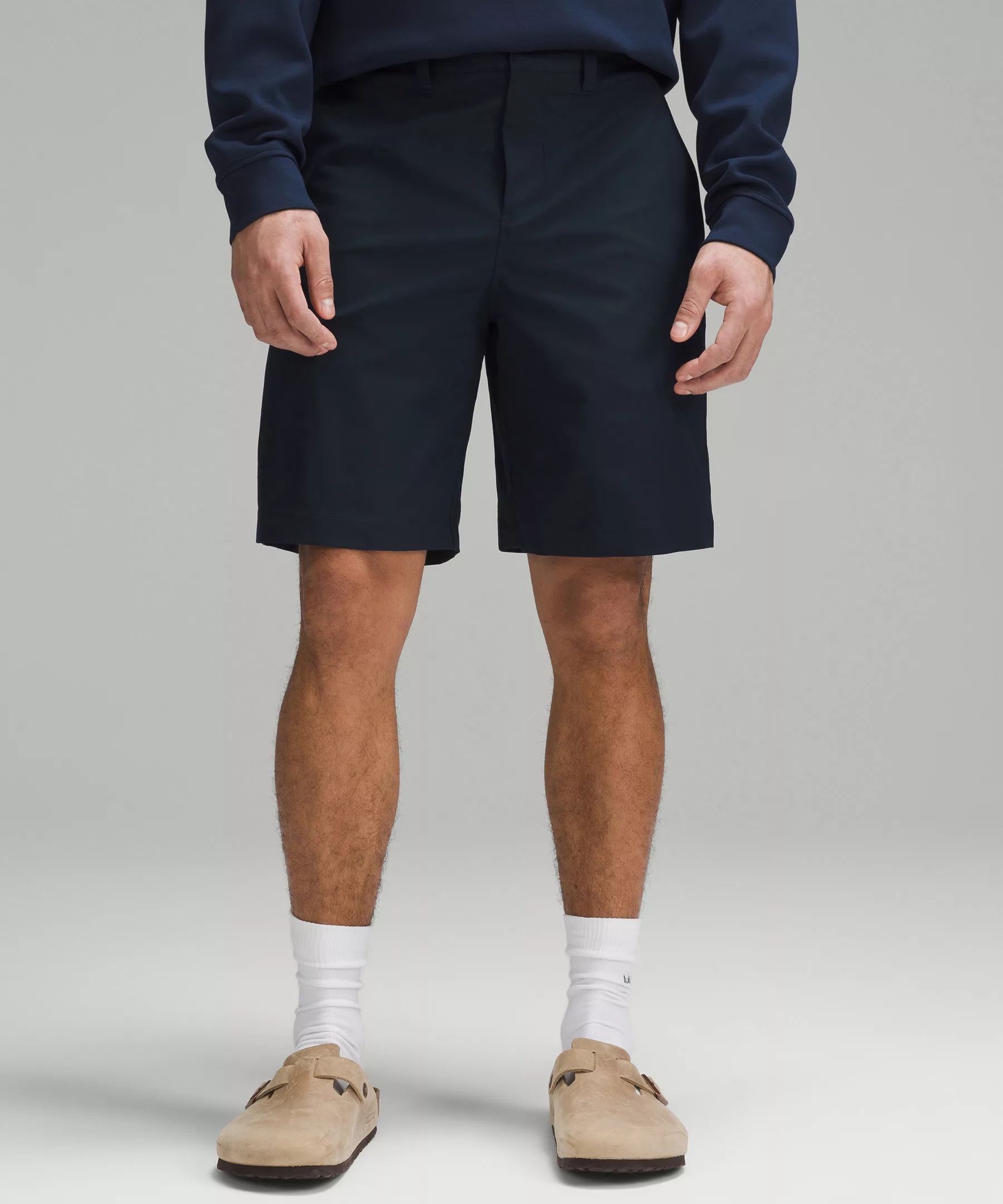 Relaxed-Fit Smooth Twill Short 9" - 1