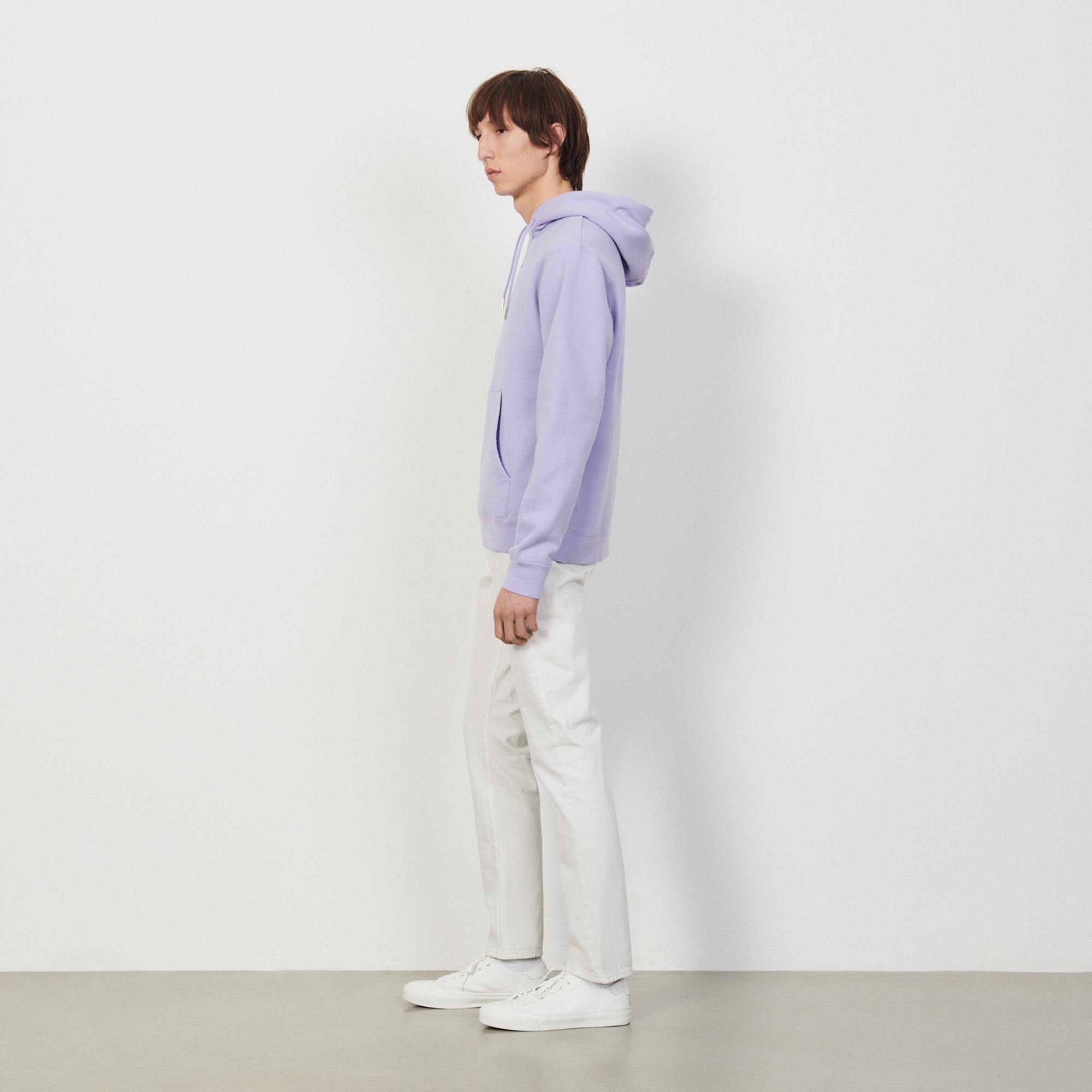 Hoodie sweatshirt with logo embroidery - 4