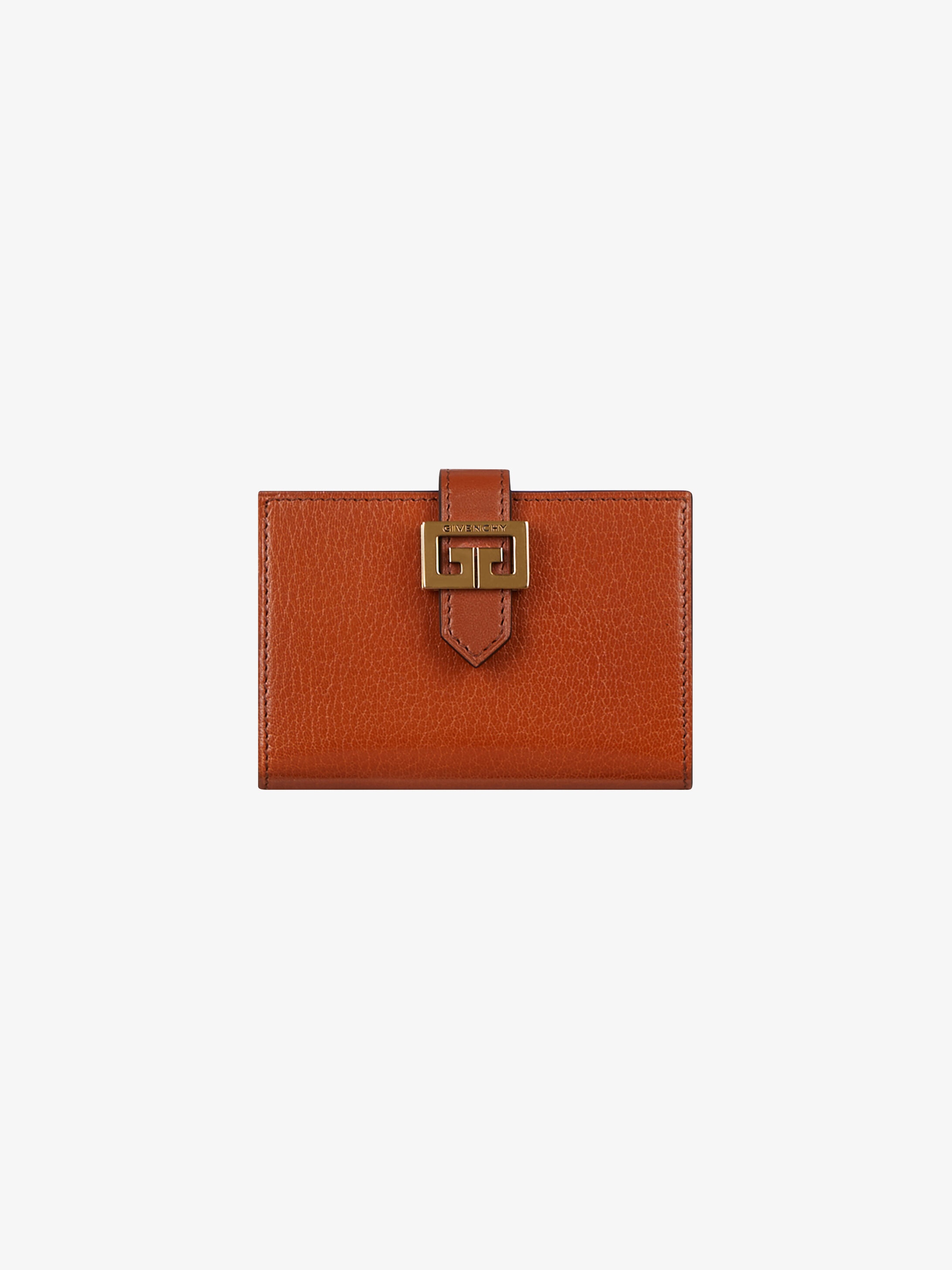 GV3 CARD HOLDER IN GRAINED LEATHER - 1